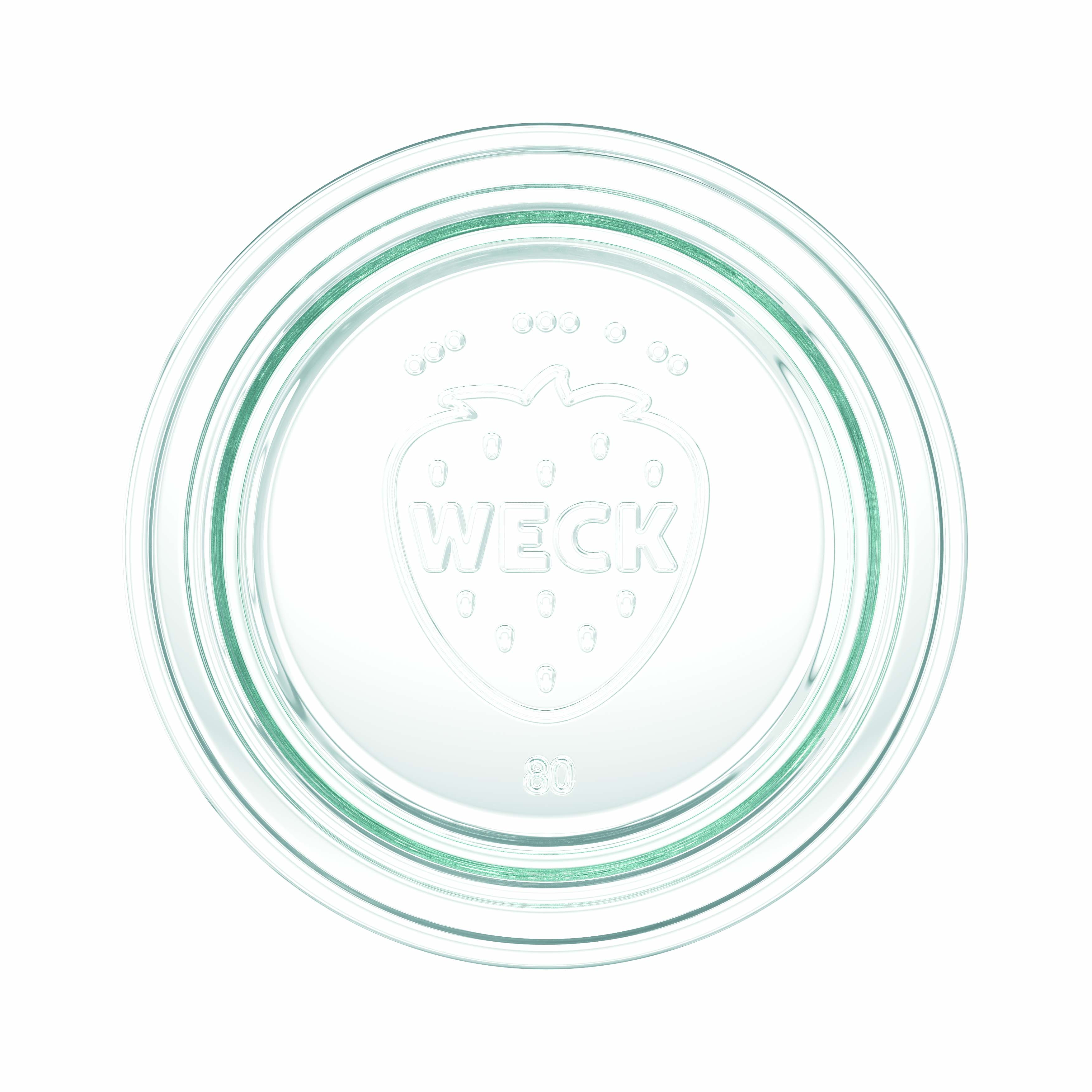 6x 370 ml WECK tulpės formos stiklainis su stiklo dangteliu RR 80