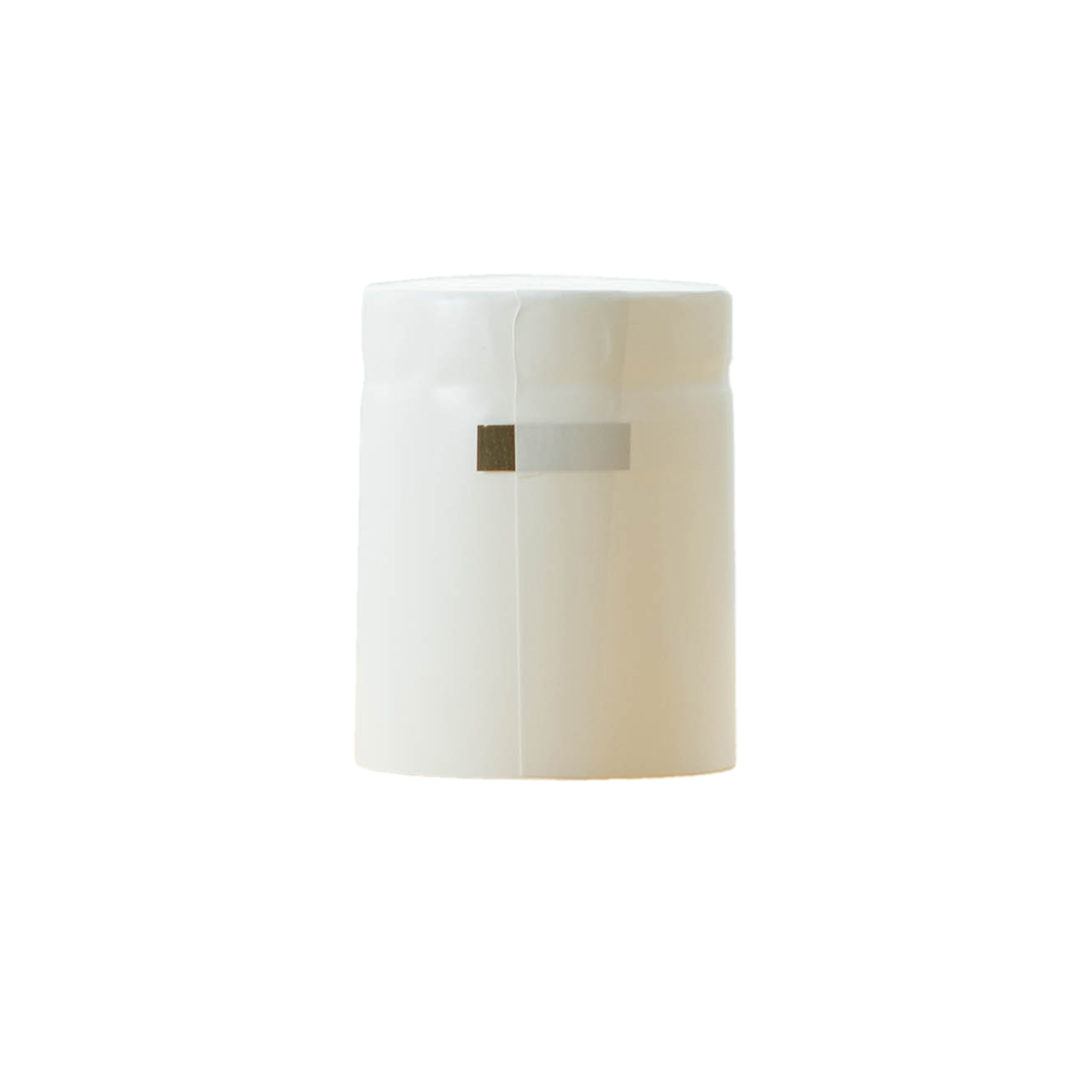 Susitraukianti kapsulė 32x41, PVC plastikas, balta Susitraukianti kapsulė 32x41, PVC plastikas, balta