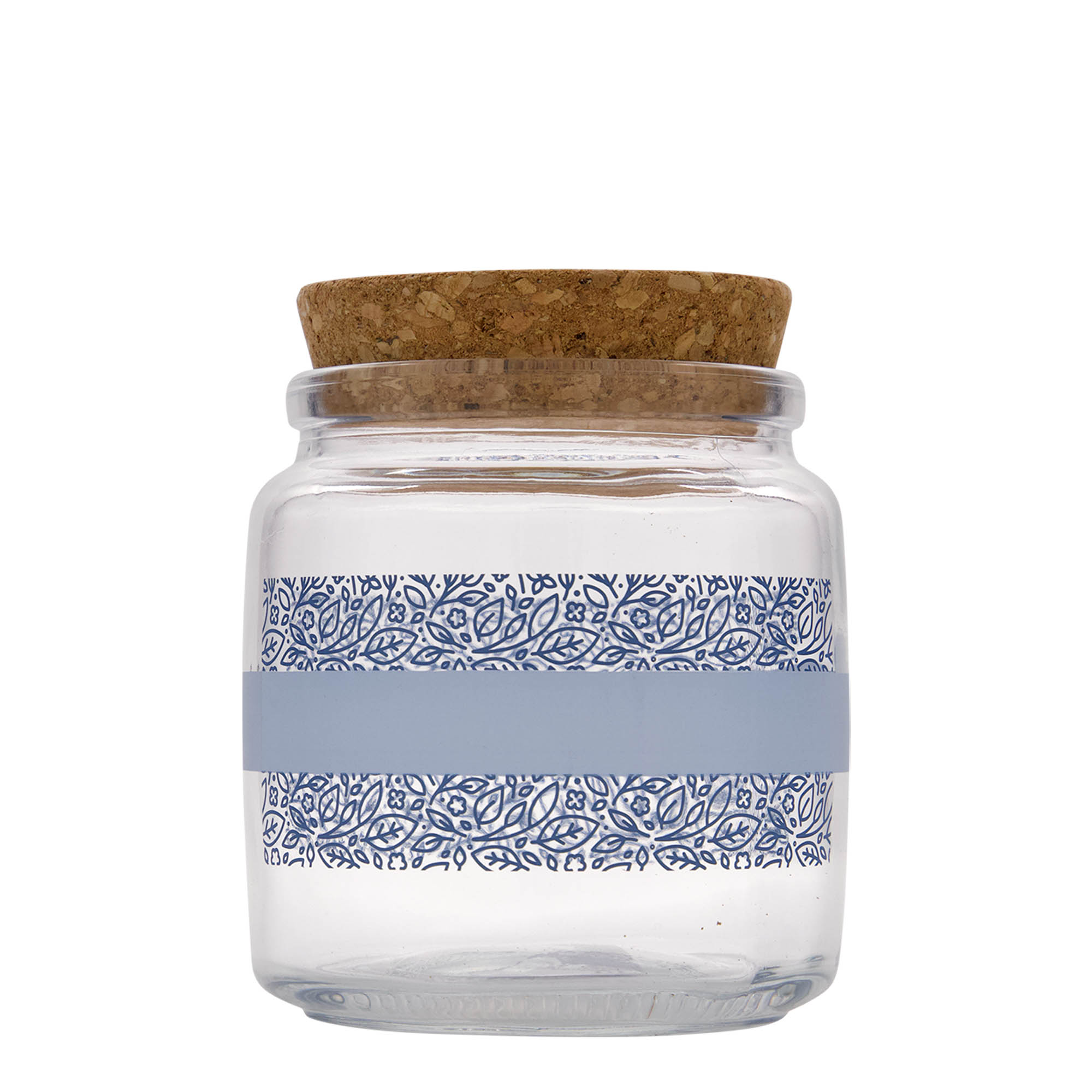 750 ml kamštinis stiklas „Giara“, motyvas: Naturalmente blu, burna: kamštis 750 ml kamštinis stiklas „Giara“, motyvas: Naturalmente blu, burna: kamštis