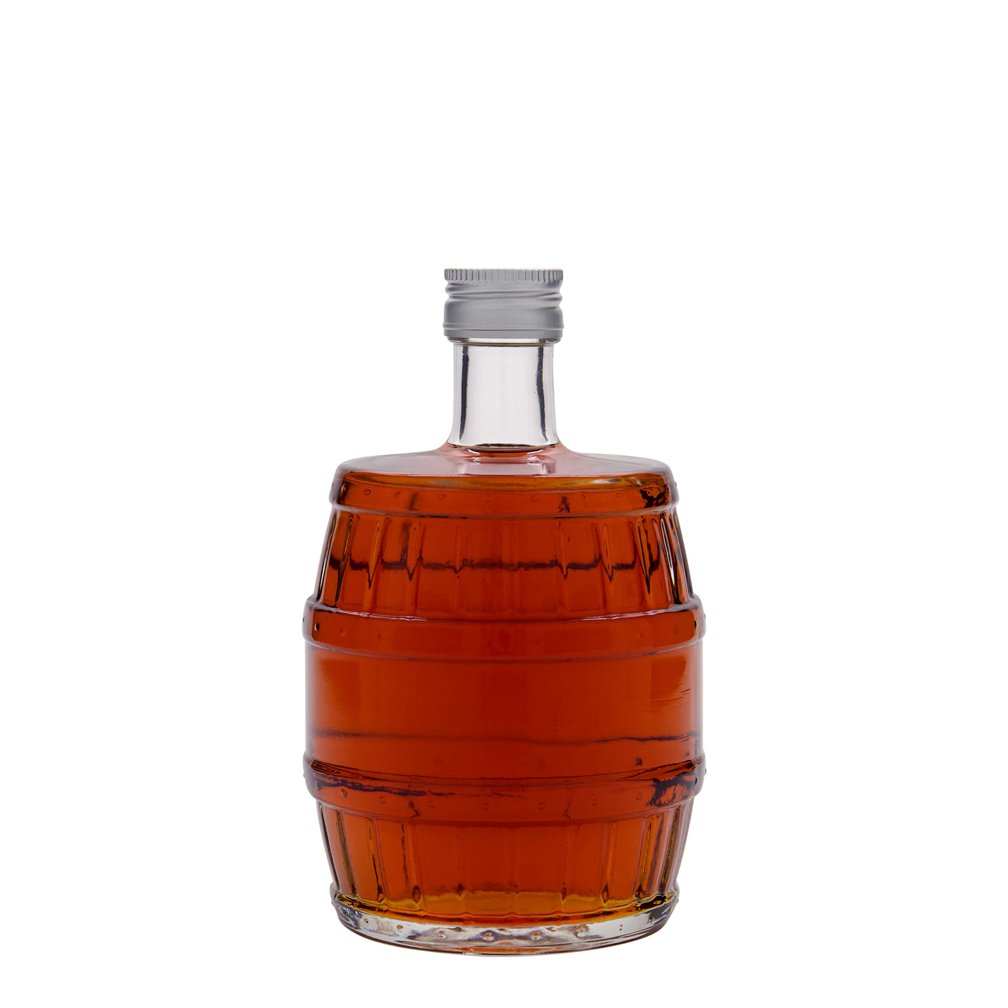 500 ml stiklinis butelis „Statinė“, burna: PP 28