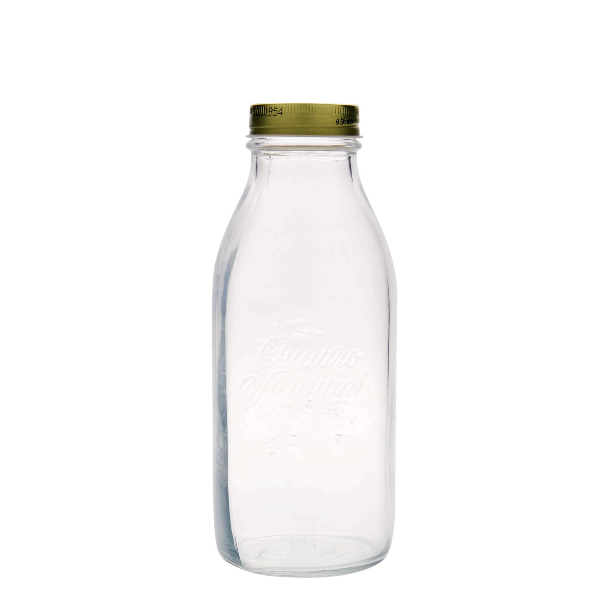 1.000 ml stiklinis butelis „Quattro Stagioni“, anga: sraigtinis uždarymas