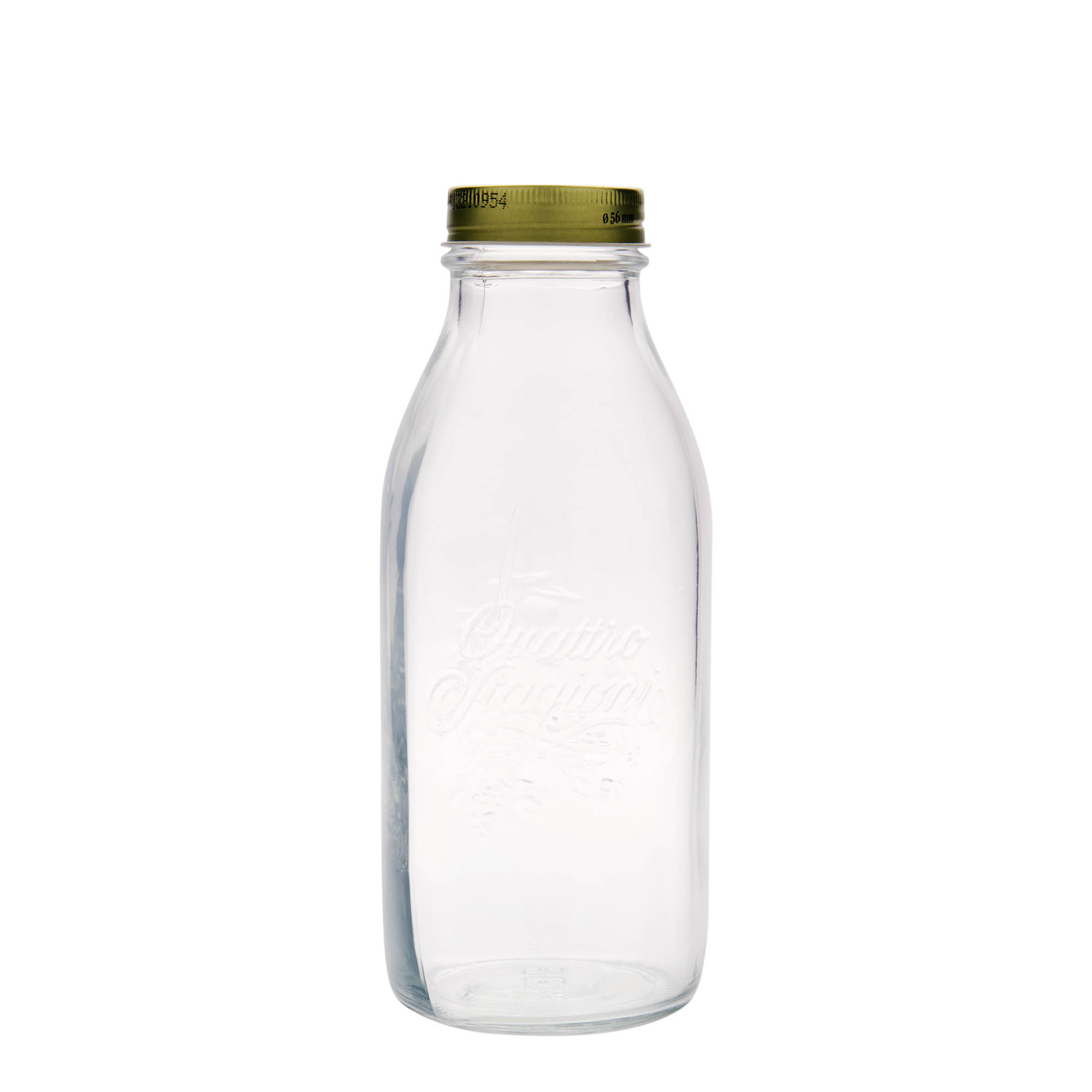 1.000 ml stiklinis butelis „Quattro Stagioni“, anga: sraigtinis uždarymas