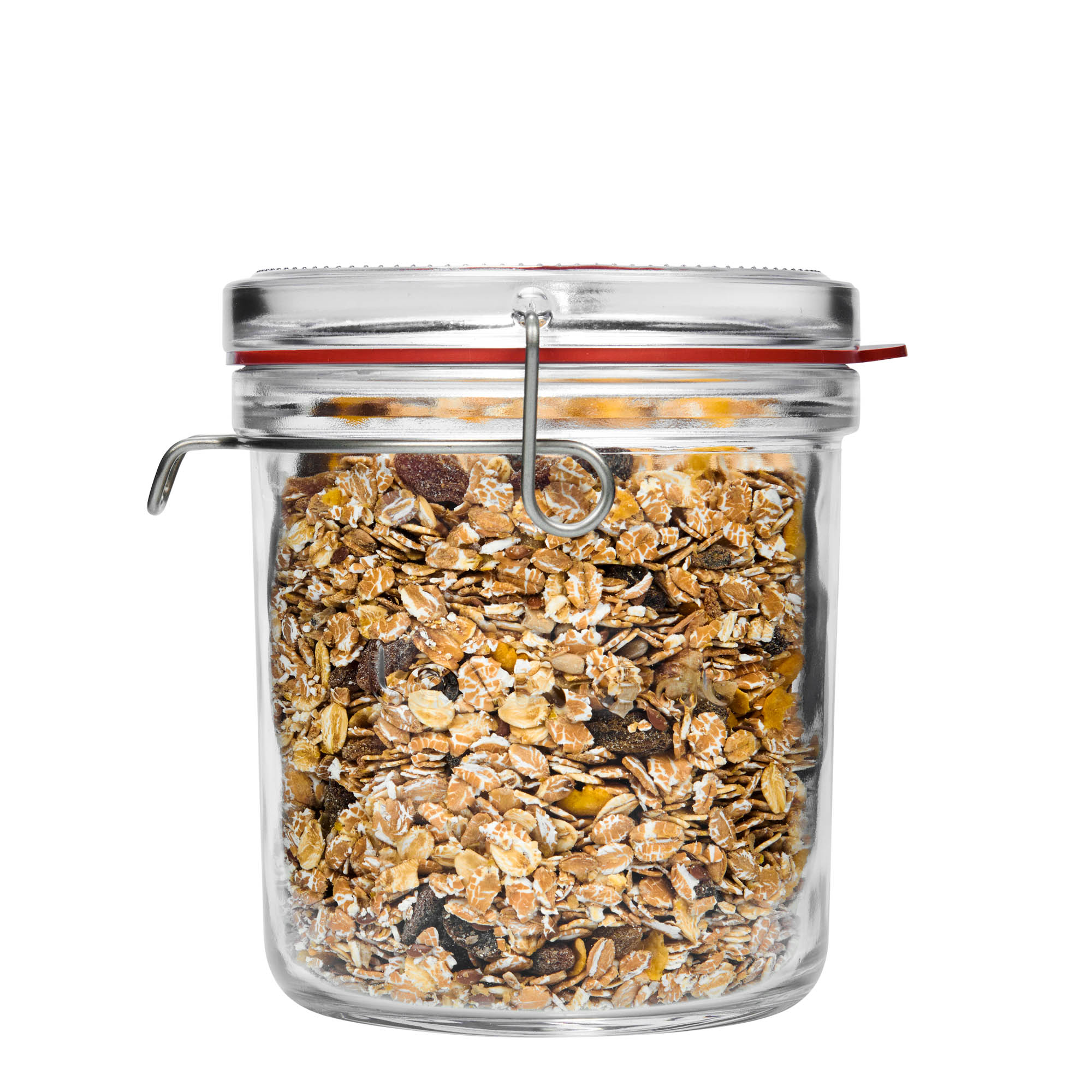 750 ml vielos užsegamu stiklainiu „Lock-Eat“, anga: vielos užsegimas