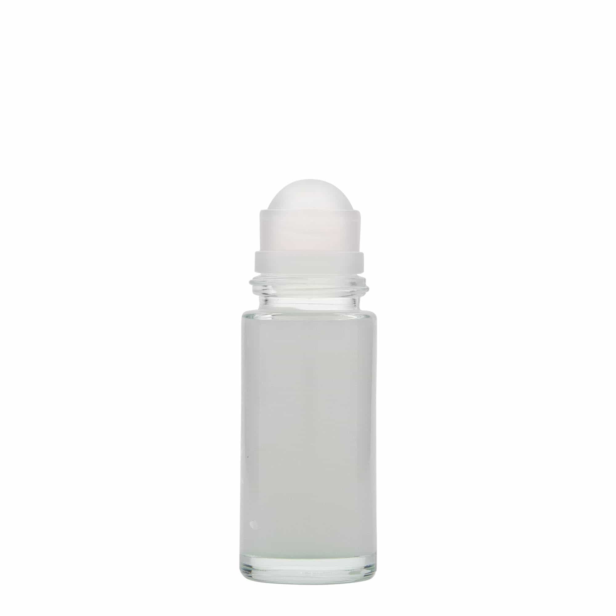 50 ml ritininis buteliukas, stiklas, anga: varžtinis kamštis