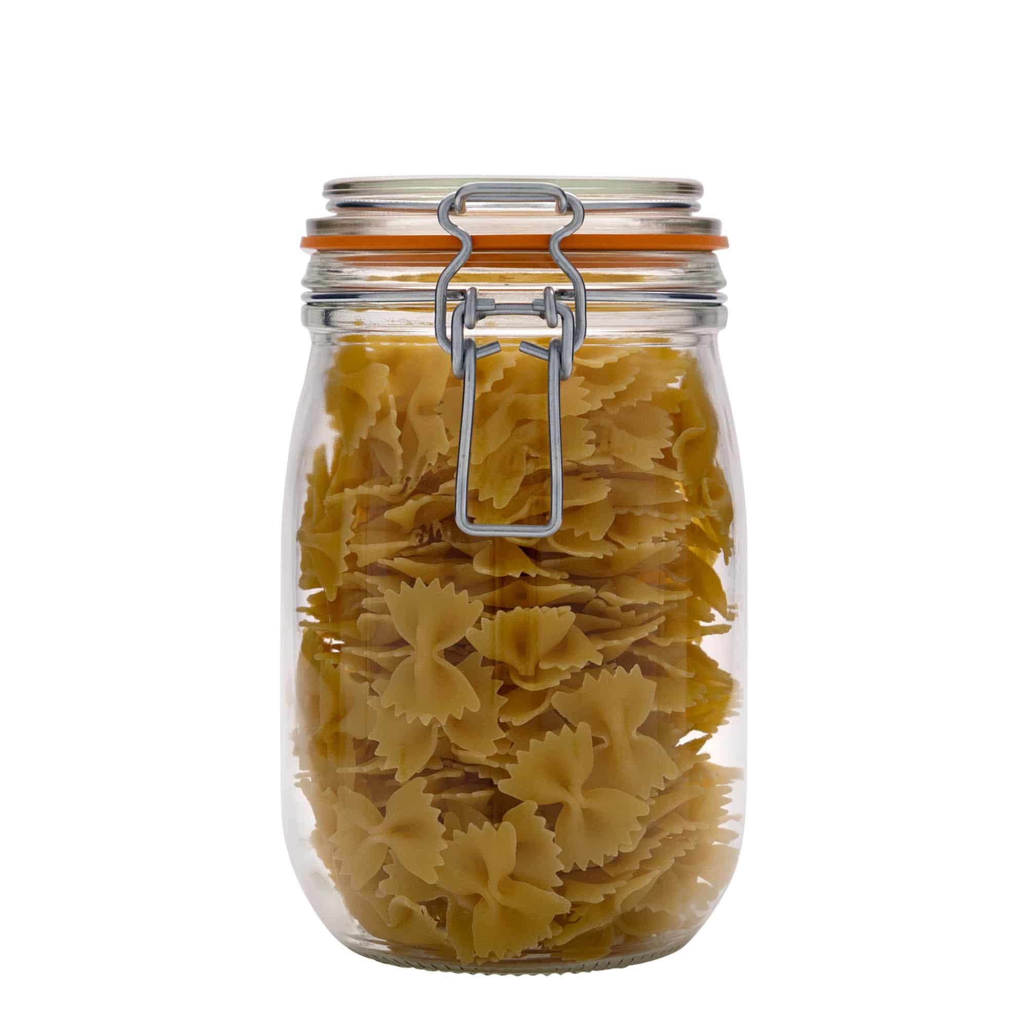 1.000 ml vielos užsegimo stiklainis „Le Parfait Super Bocal“, anga: vielos užsegimas