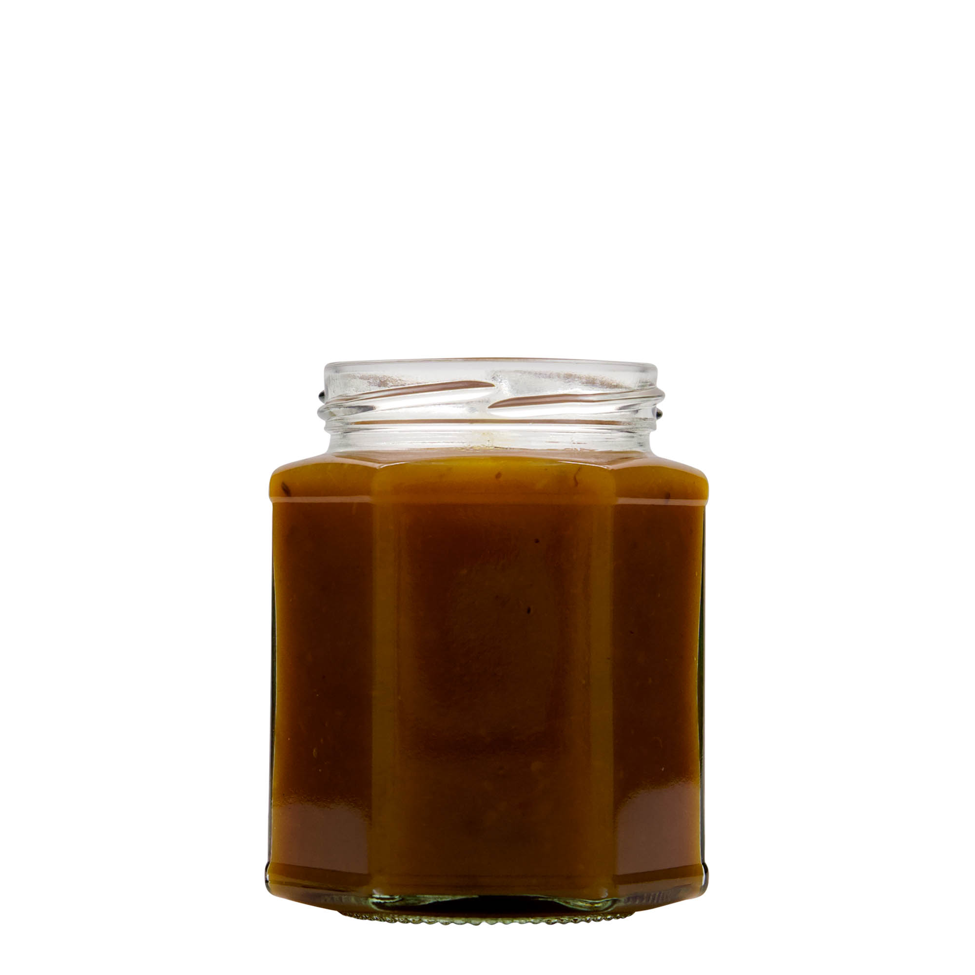 324 ml šešiakampis stiklas, anga: Twist-Off (TO 66)