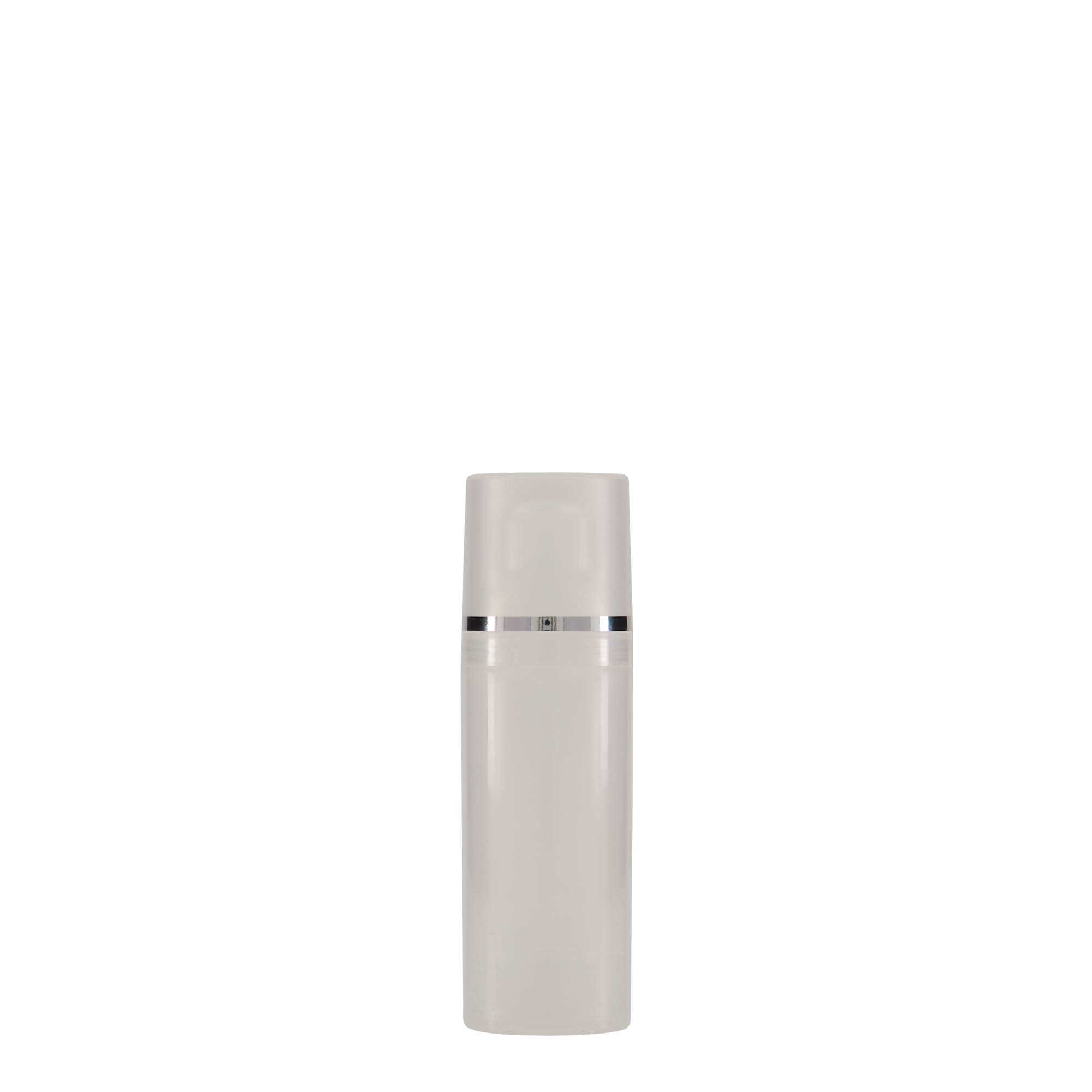 50 ml oro nepraleidžiantis dozatorius „Mezzo“, PP plastikas, natūralios spalvos