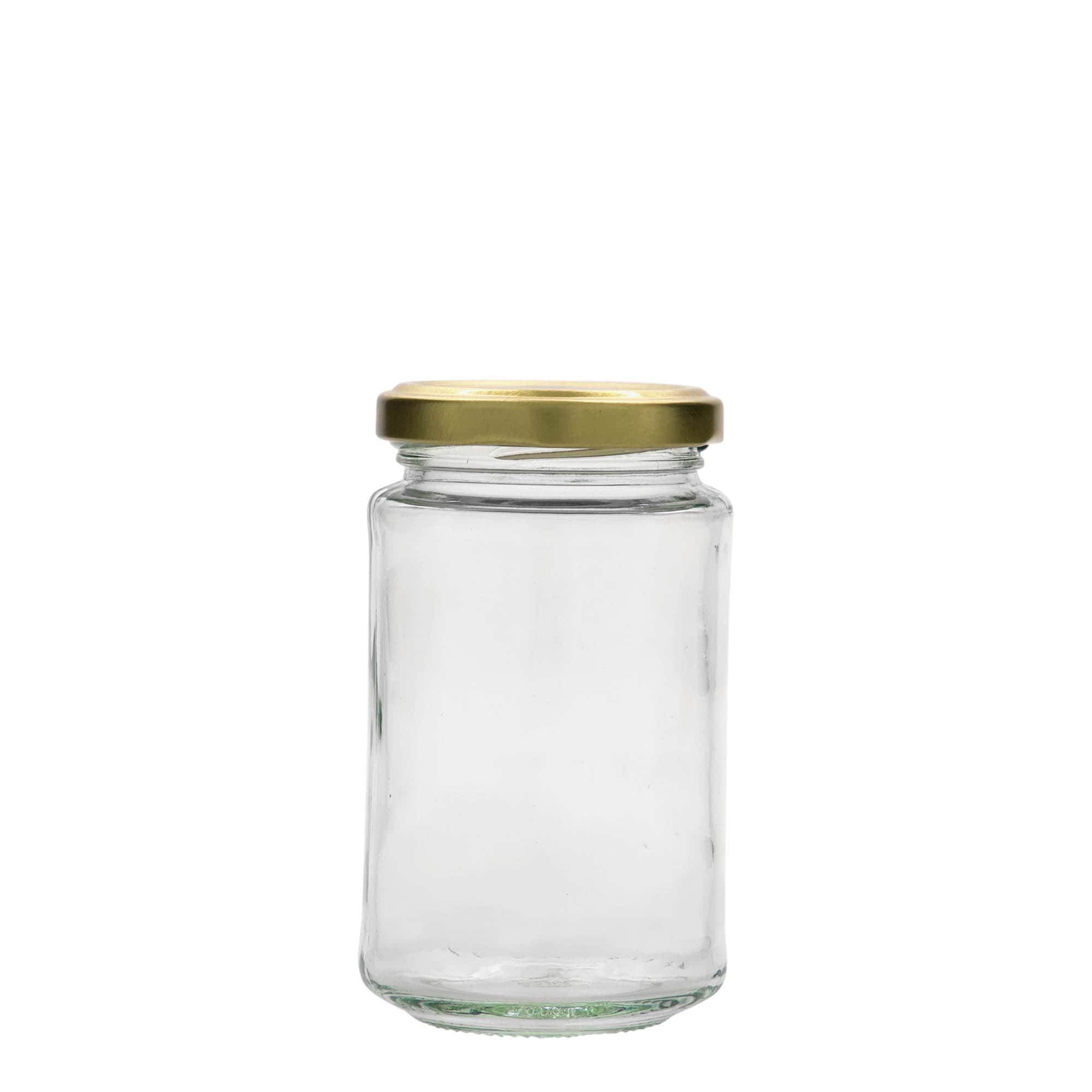 250 ml aukštas apvalus stiklas, burna: Twist-Off (TO 58) 250 ml aukštas apvalus stiklas, burna: Twist-Off (TO 58)