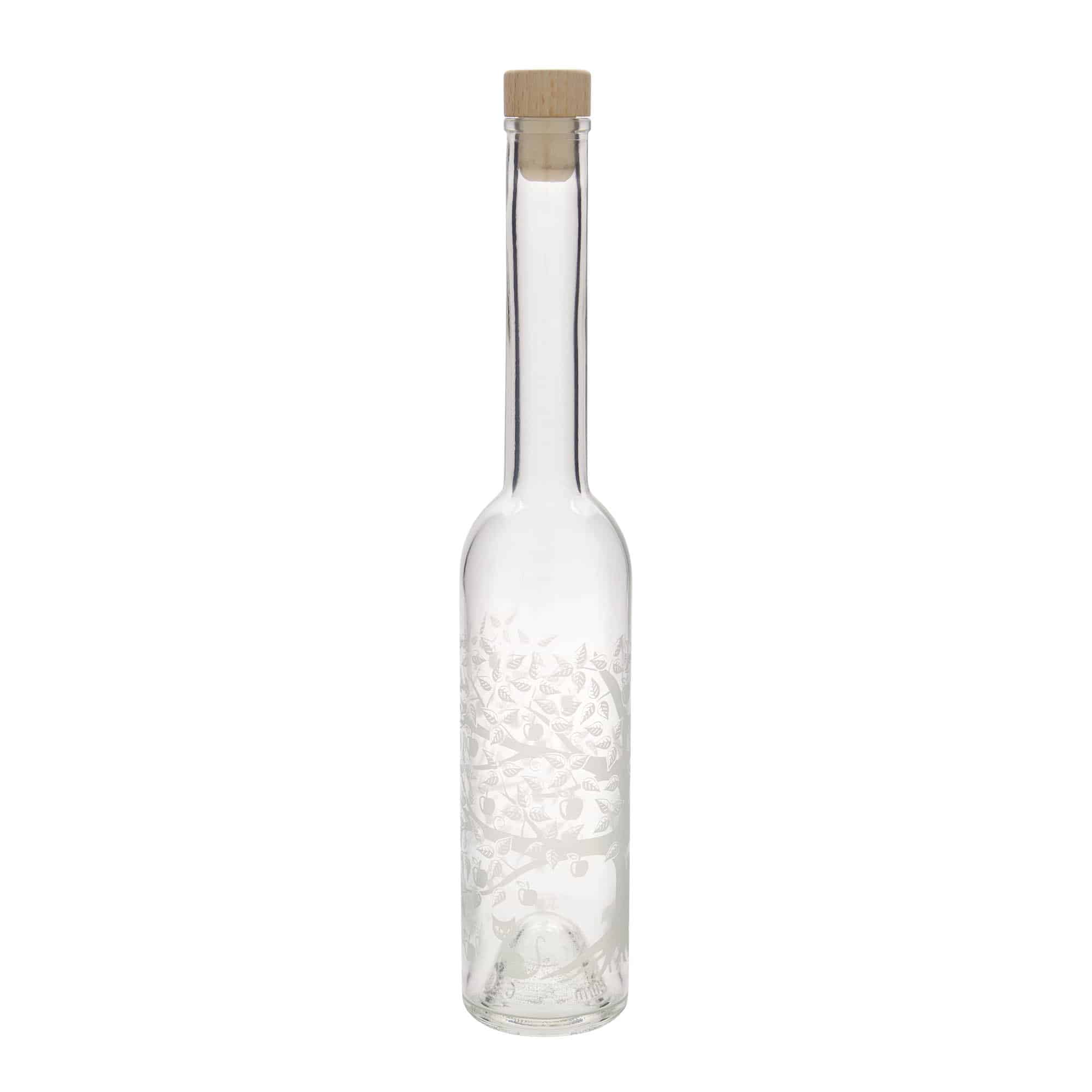 350 ml stiklinis butelis „Opera“, motyvas: obuolių medis, kamštis: kamštis