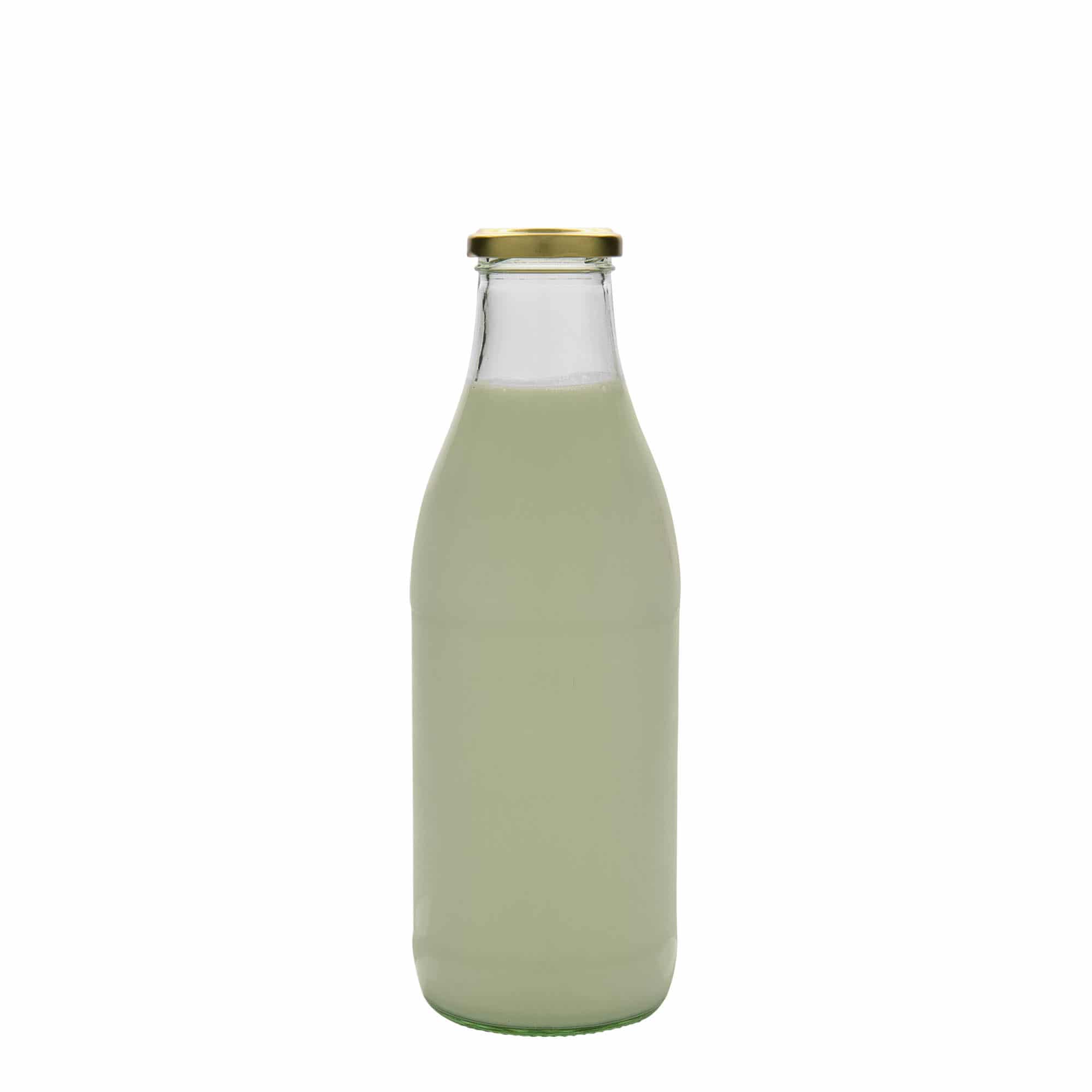 1.000 ml plataus kaklo butelis Lorenzo, anga: sukama (TO 48)