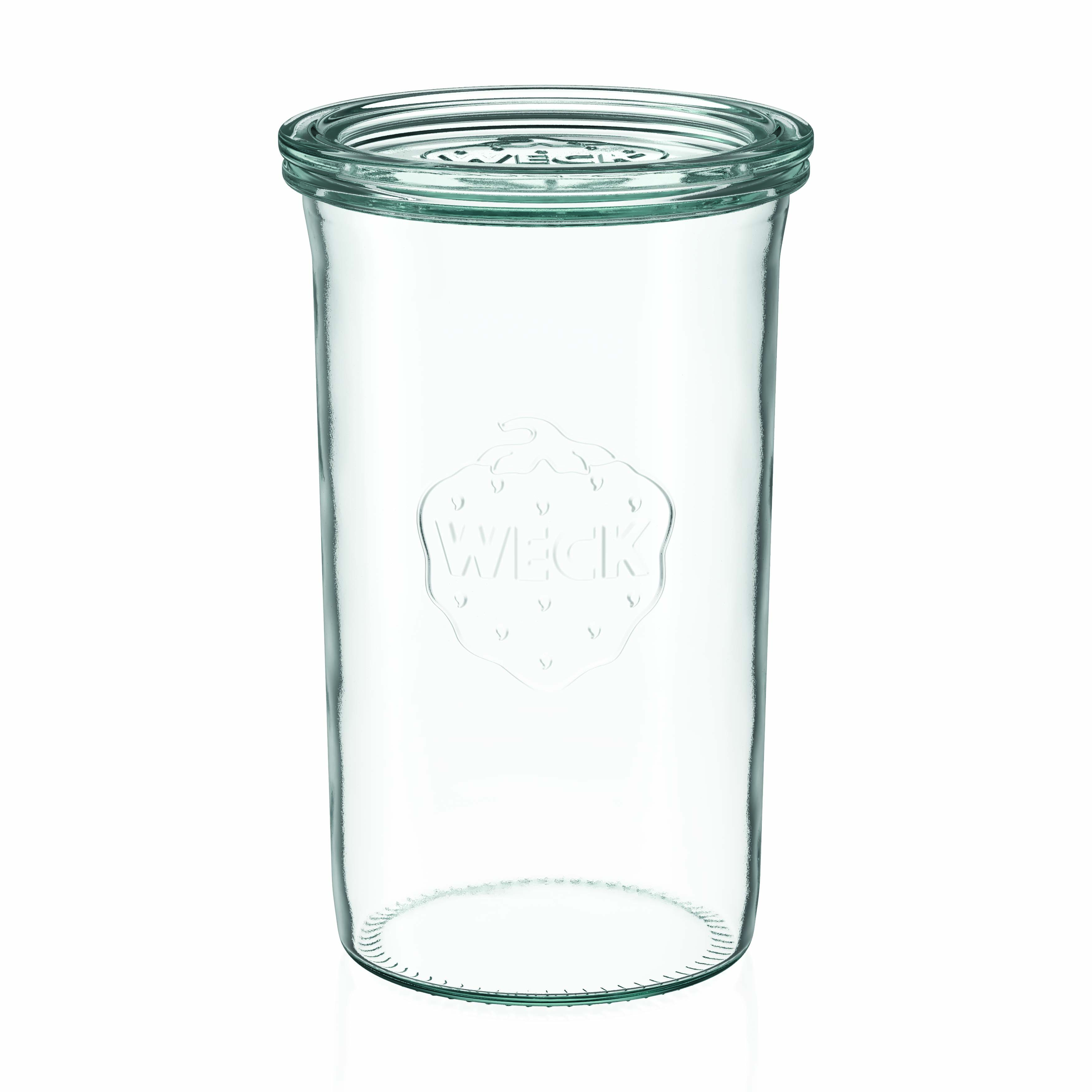 1.000 ml WECK apverčiamas stiklainis #, burna: apvali kraštinė