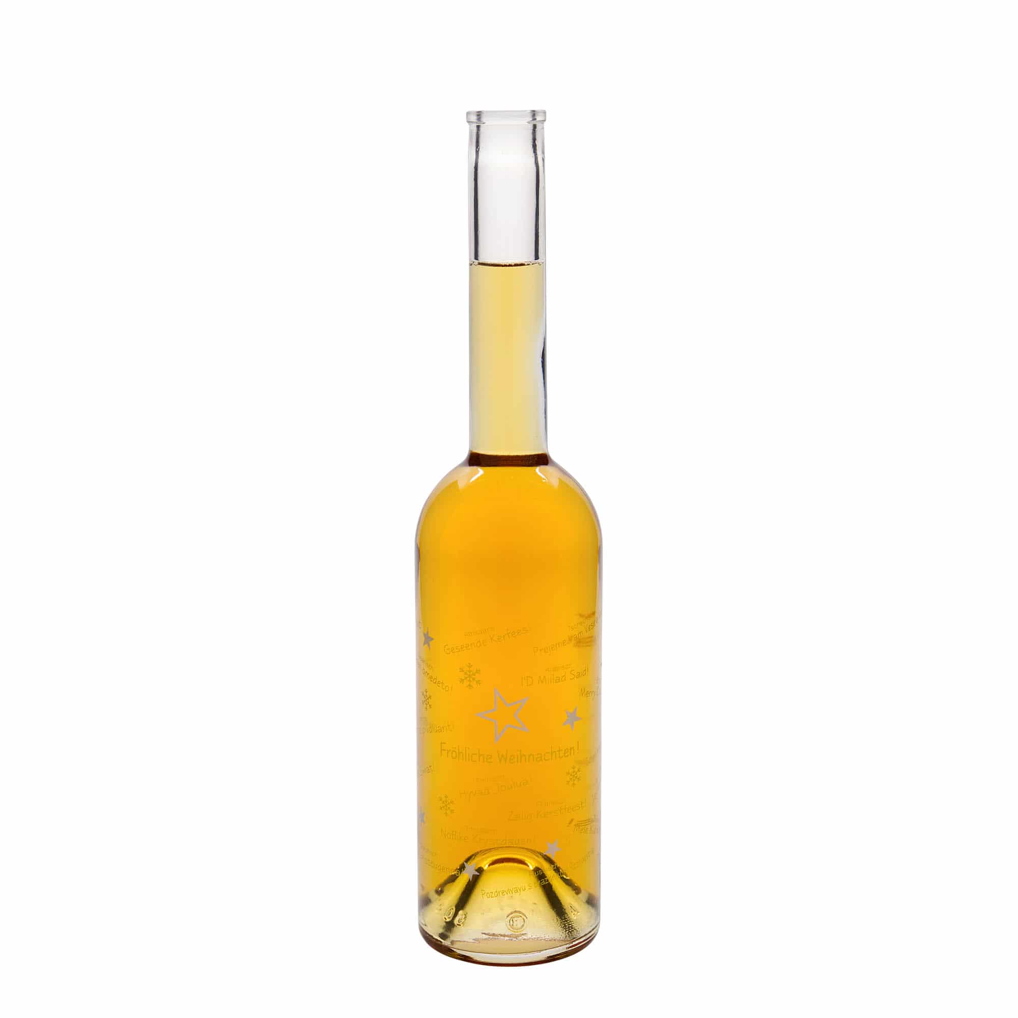 500 ml stiklinis butelis „Opera“, motyvas: Kalėdos pasaulyje, kamštis 500 ml stiklinis butelis „Opera“, motyvas: Kalėdos pasaulyje, kamštis