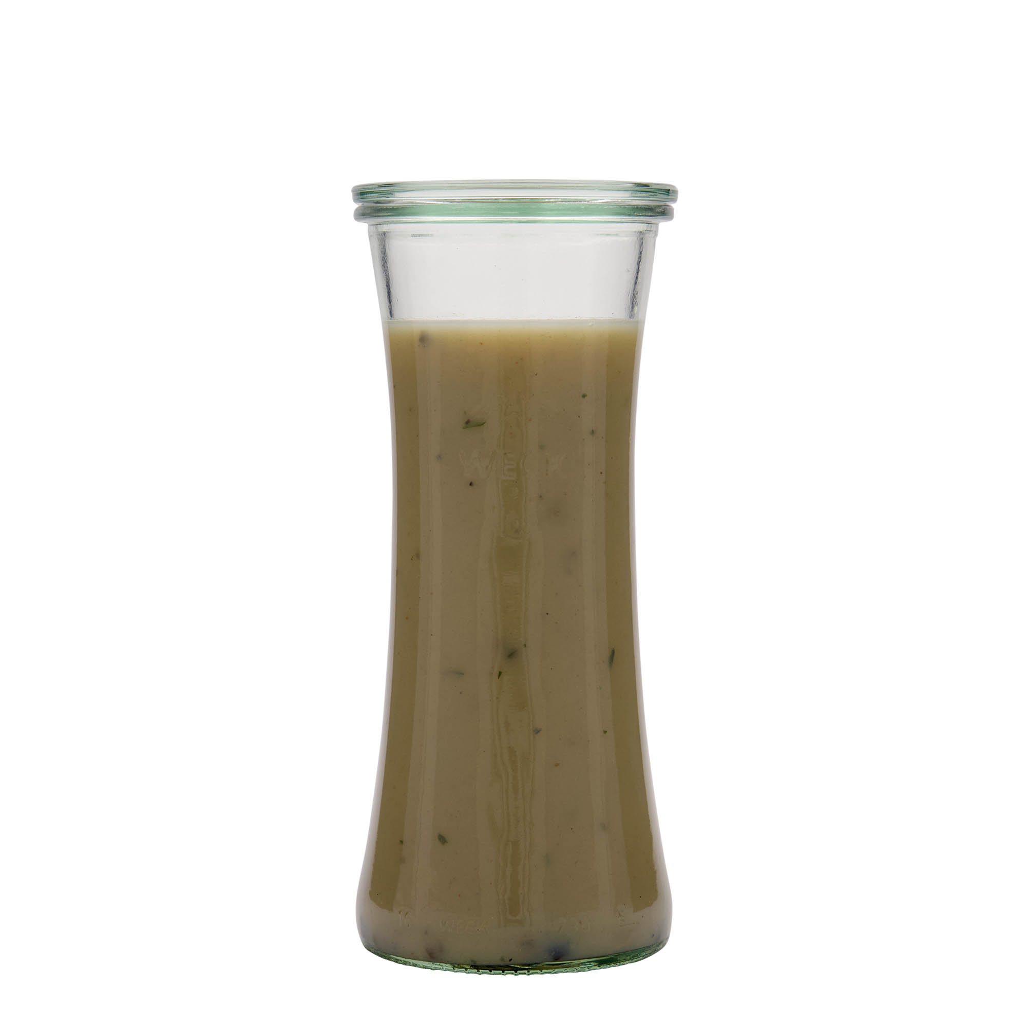730 ml WECK delikatesų stiklainis, anga: apvalus kraštas