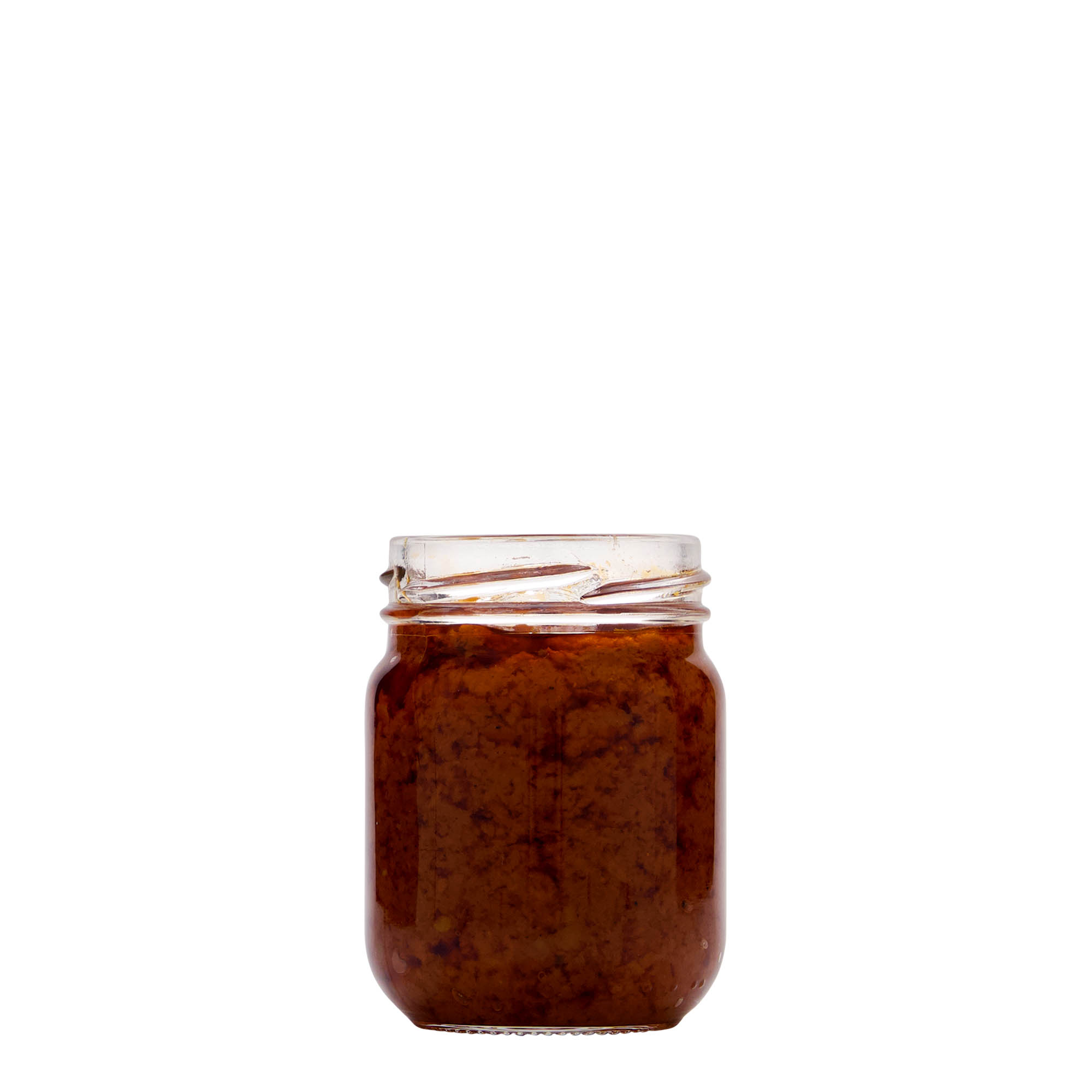 130 ml aukštas apvalus stiklas, anga: Twist-Off (TO 53)