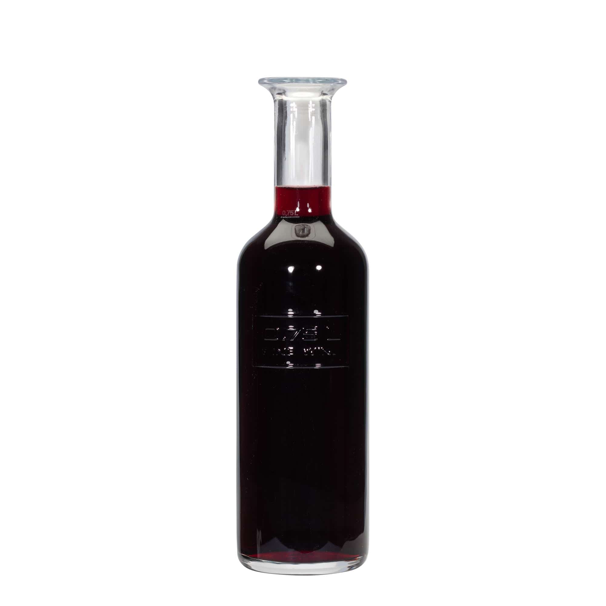 750 ml stiklinis butelis „Optima Fine Wine“, kamštis