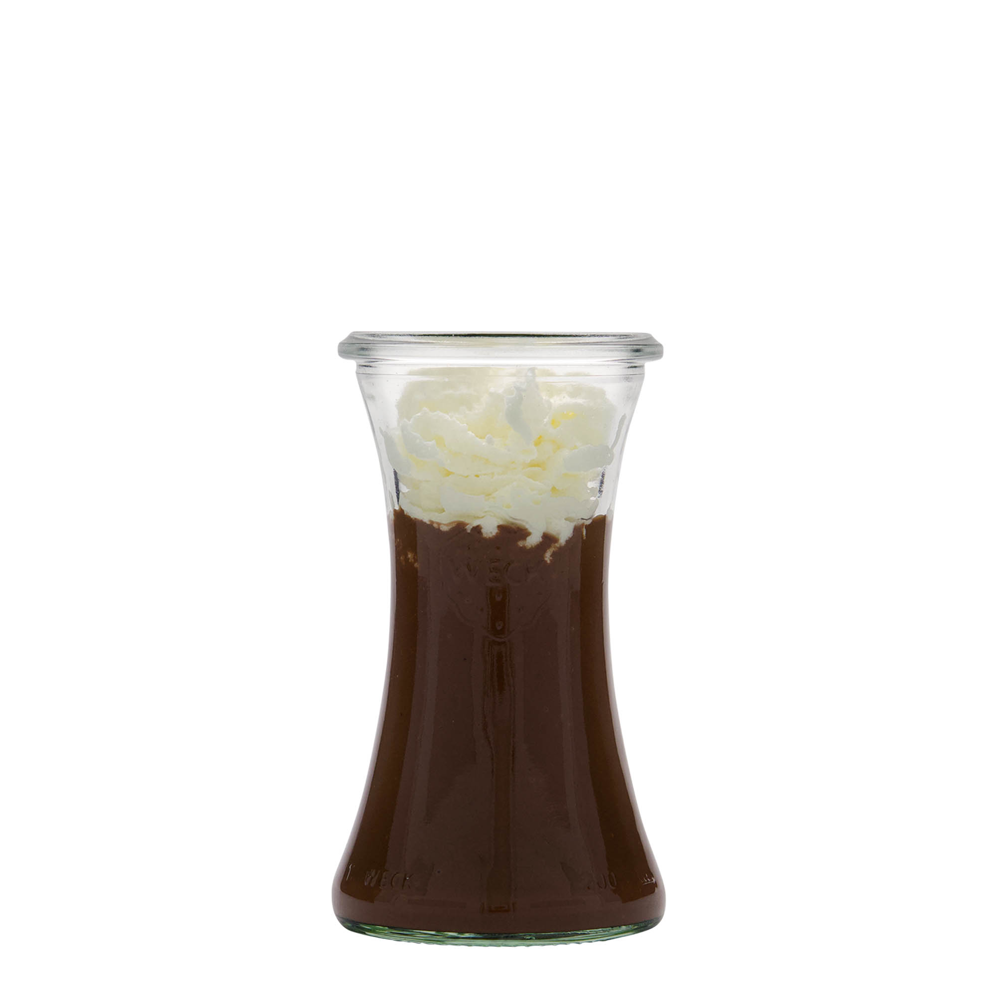 200 ml WECK delikatesų stiklainis, anga: apvali kraštinė