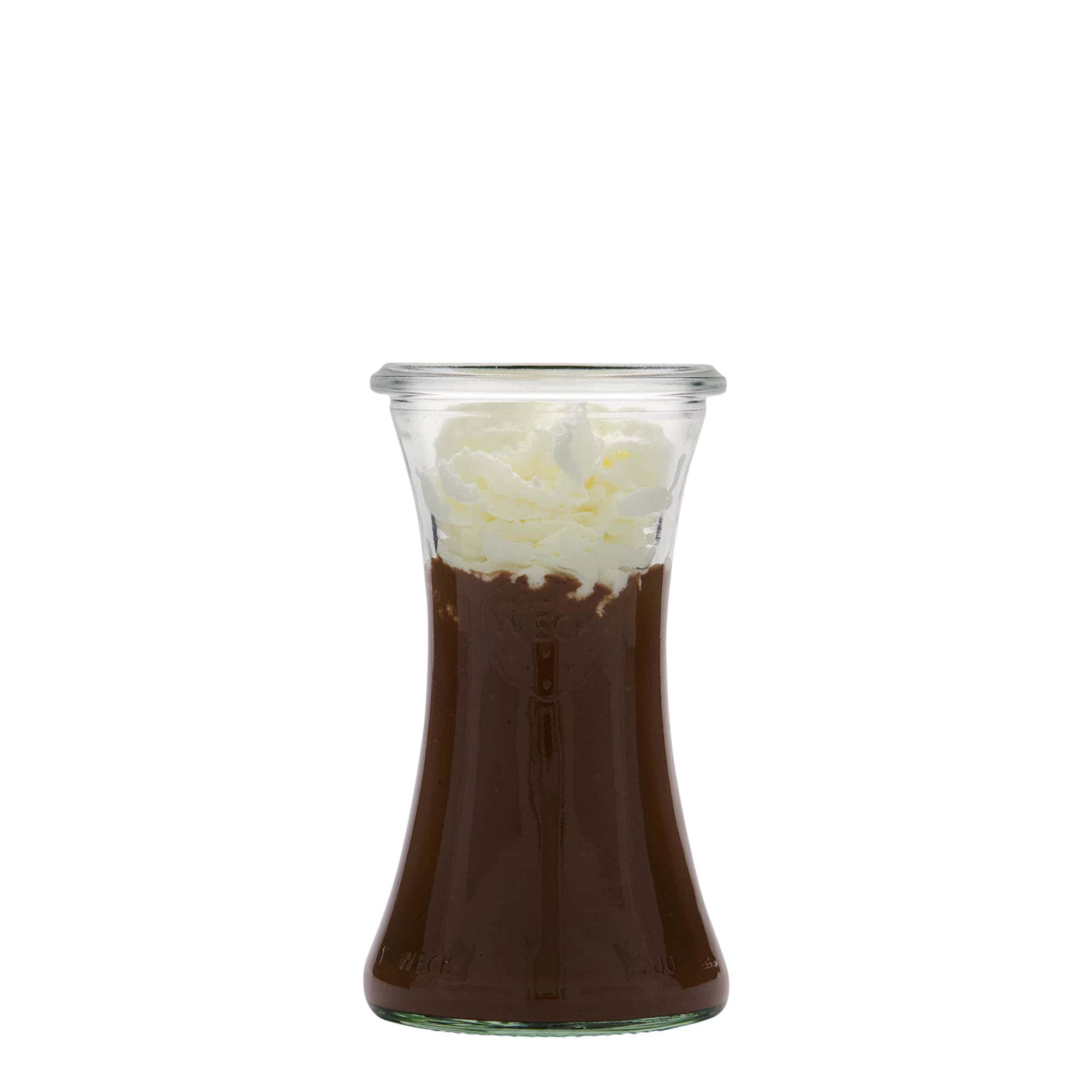 200 ml WECK delikatesų stiklainis, anga: apvali kraštinė 200 ml WECK delikatesų stiklainis, anga: apvali kraštinė