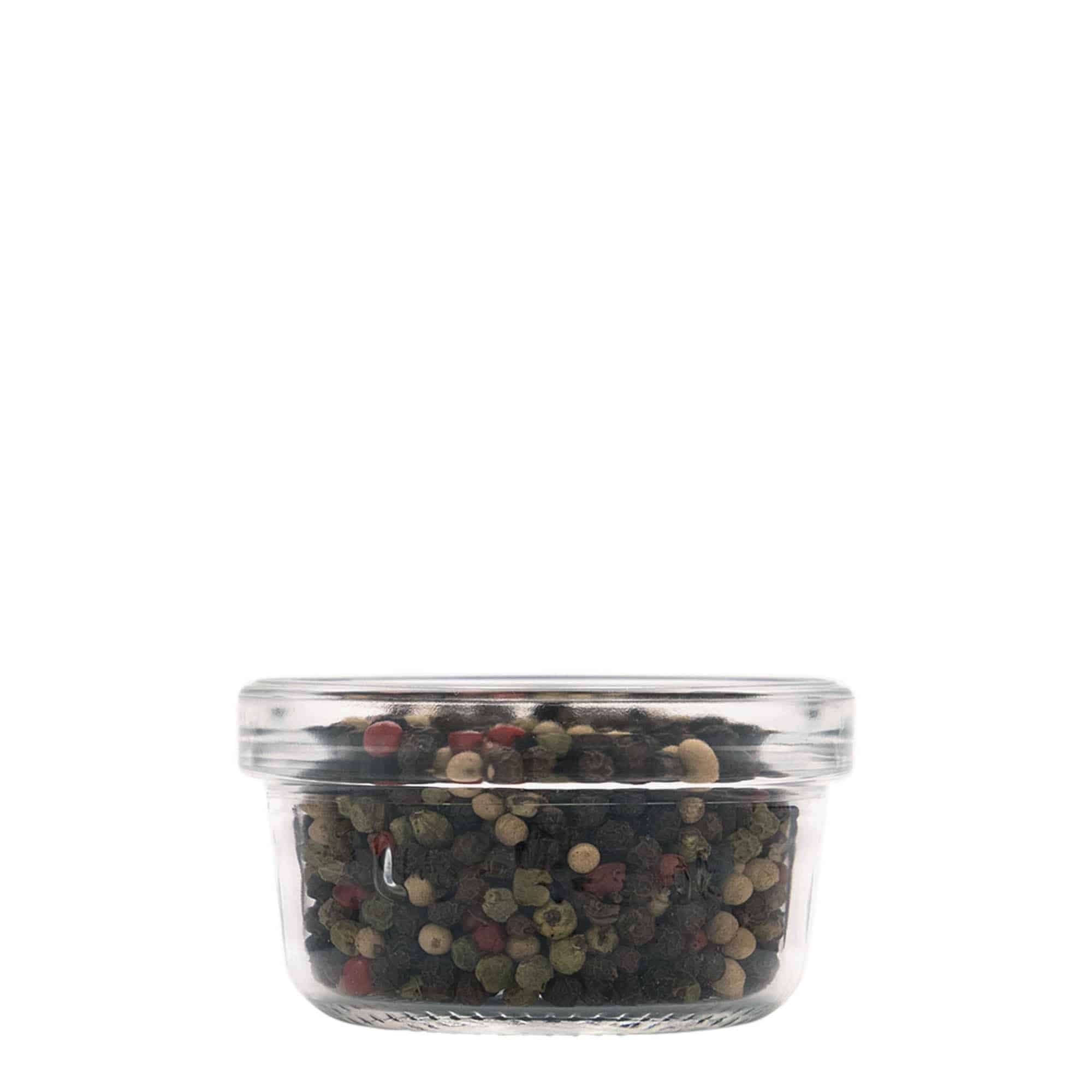 80 ml vielinio užsegimo stiklainis „Lock-Eat“, anga: vielinio užsegimo dangtelis