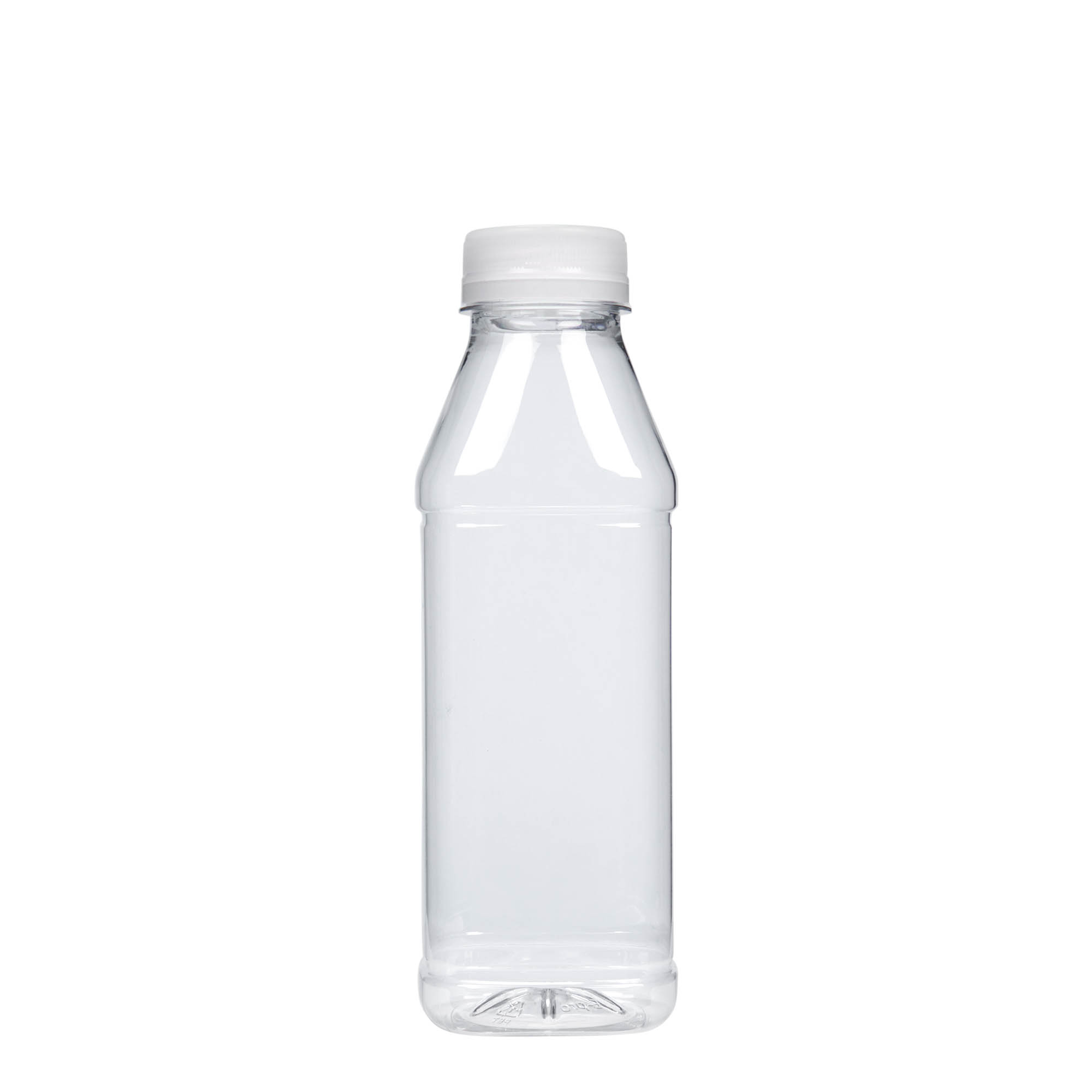 500 ml PET butelis „Milk and Juice Carré“, kvadratinis, plastikas, anga: 38 mm 500 ml PET butelis „Milk and Juice Carré“, kvadratinis, plastikas, anga: 38 mm
