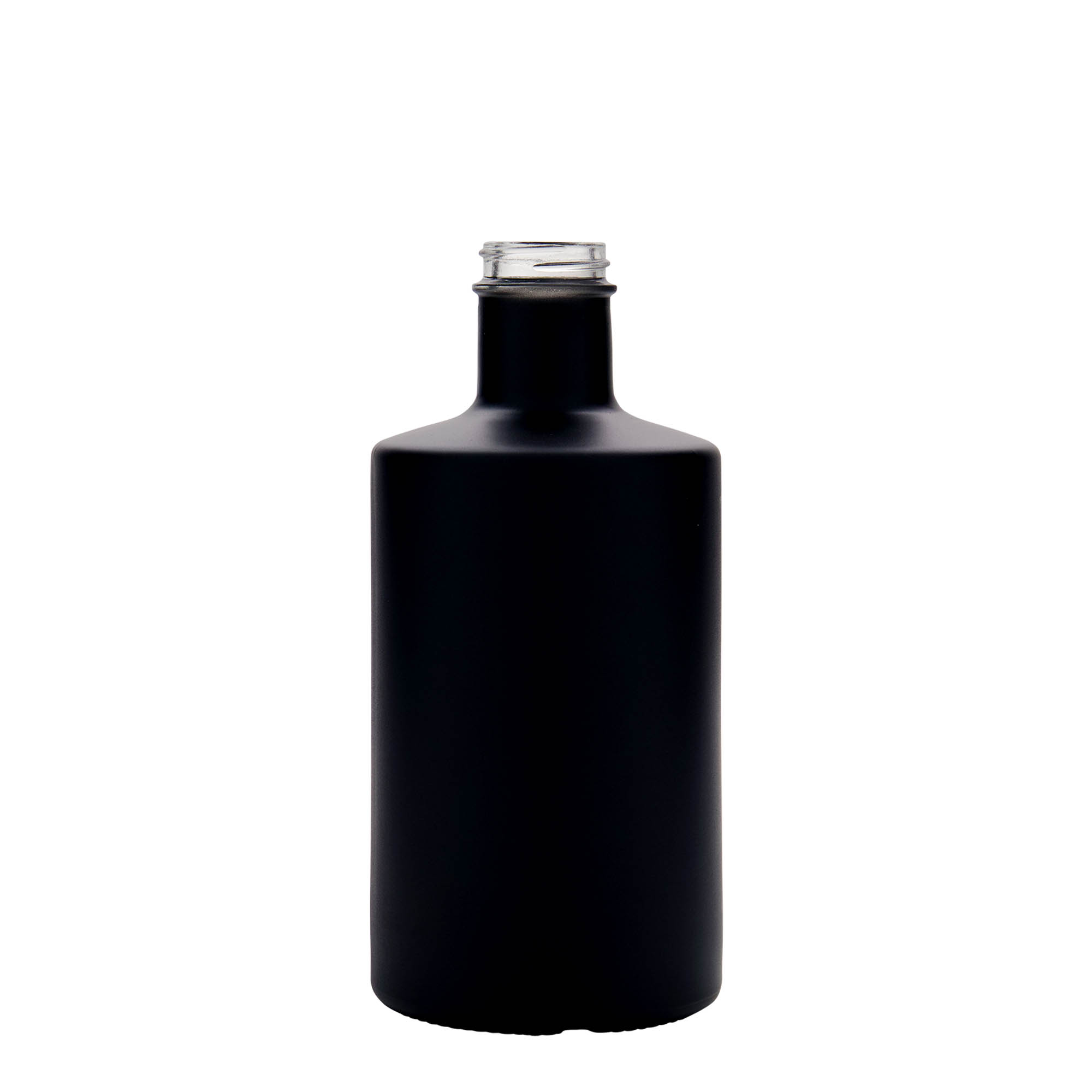 500 ml stiklinis butelis „Caroline“, juodas, anga: GPI 33 500 ml stiklinis butelis „Caroline“, juodas, anga: GPI 33