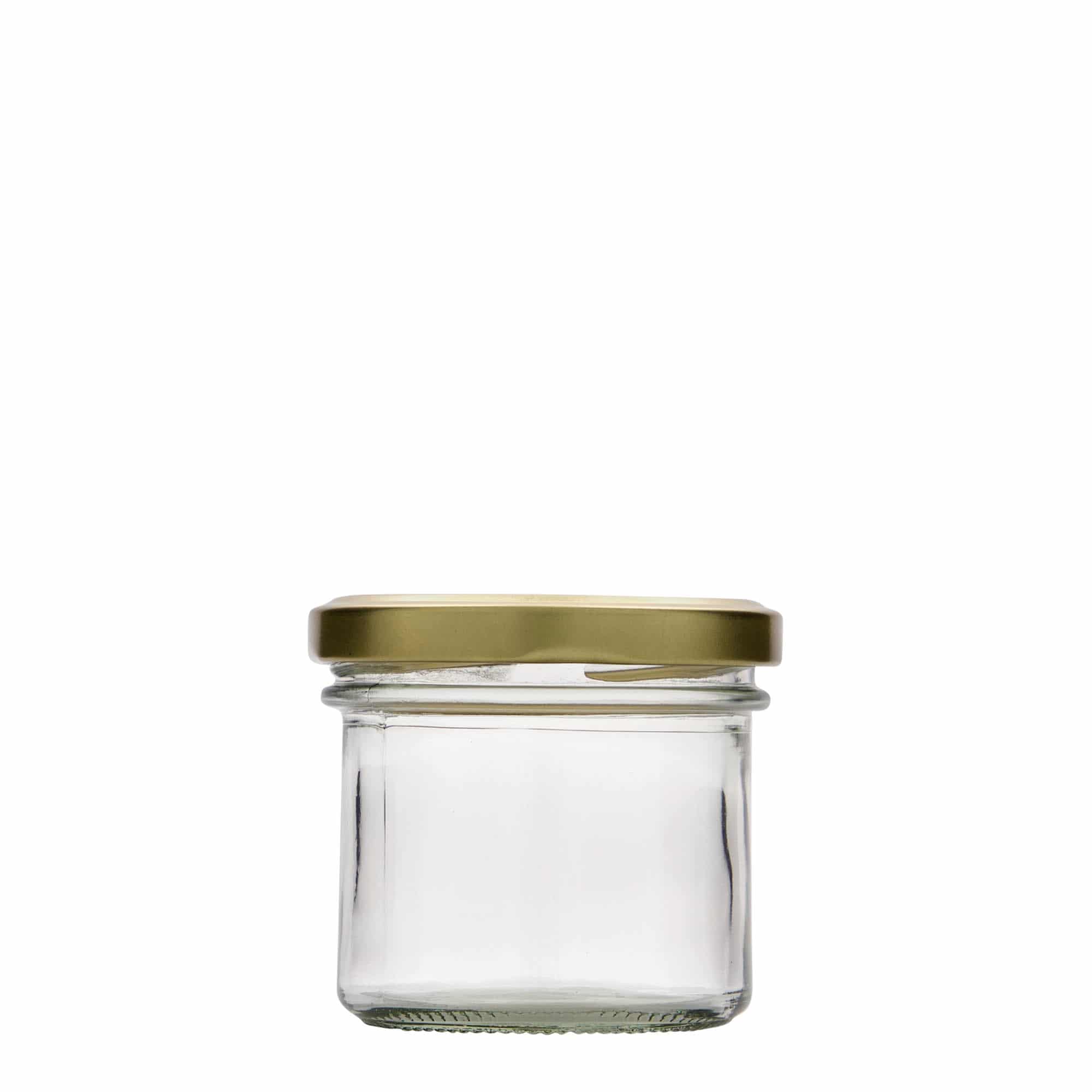 125 ml apverčiamas stiklainis, anga: Twist-Off (TO 66)