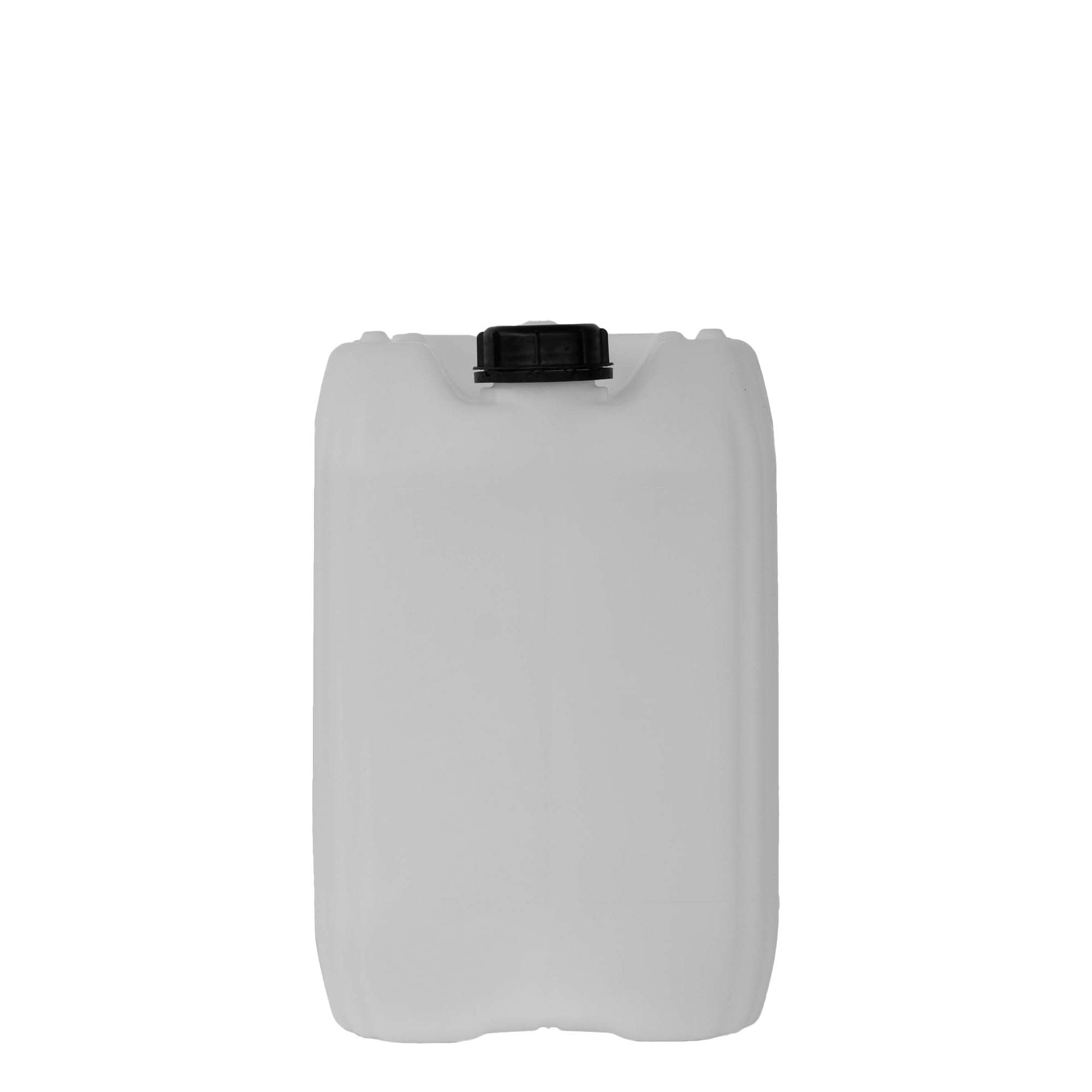 20 l kanistras, stačiakampis, HDPE plastikas, natūralios spalvos, anga: ND 60 20 l kanistras, stačiakampis, HDPE plastikas, natūralios spalvos, anga: ND 60