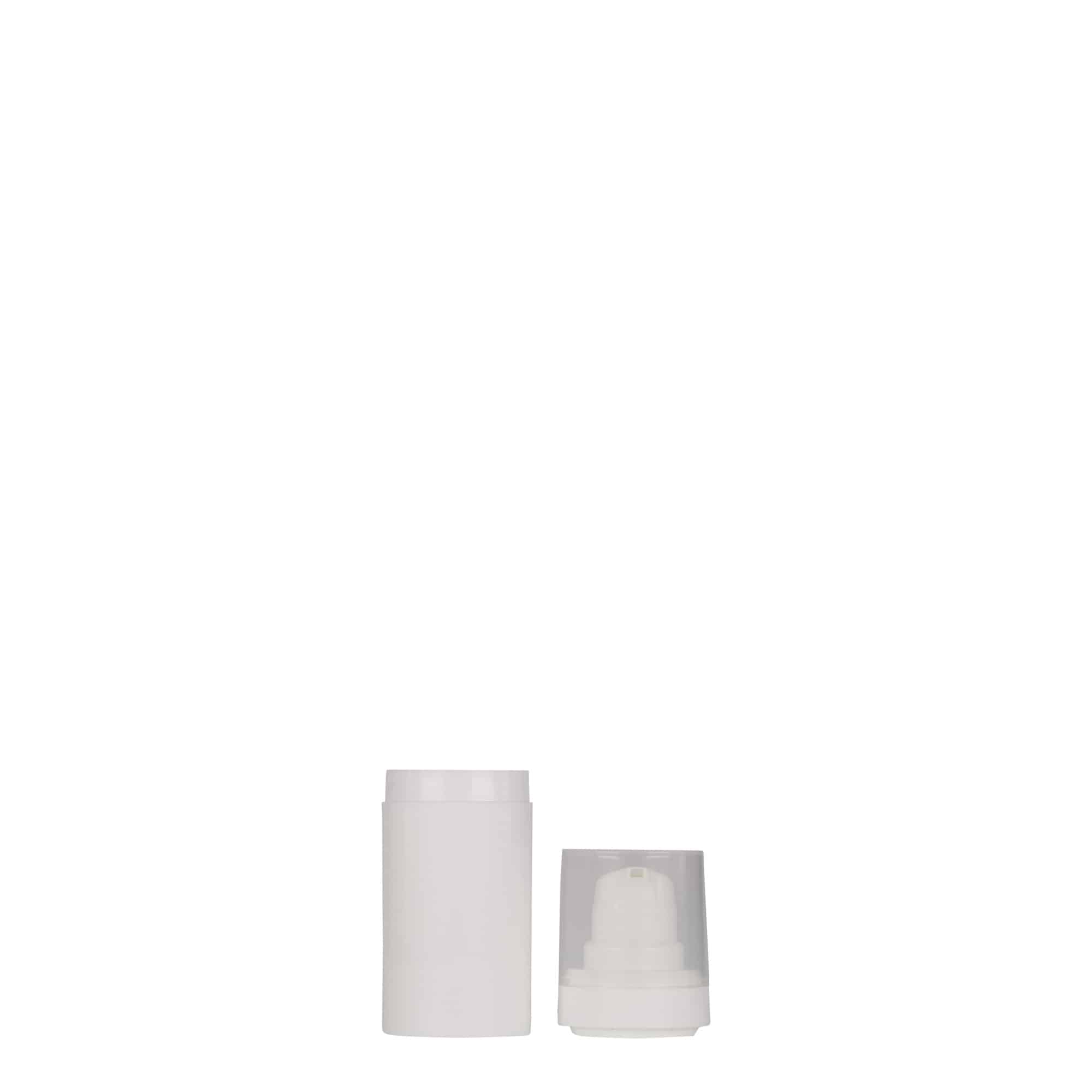 15 ml oro neturintis dozatorius „Micro“, PP plastikas, baltas