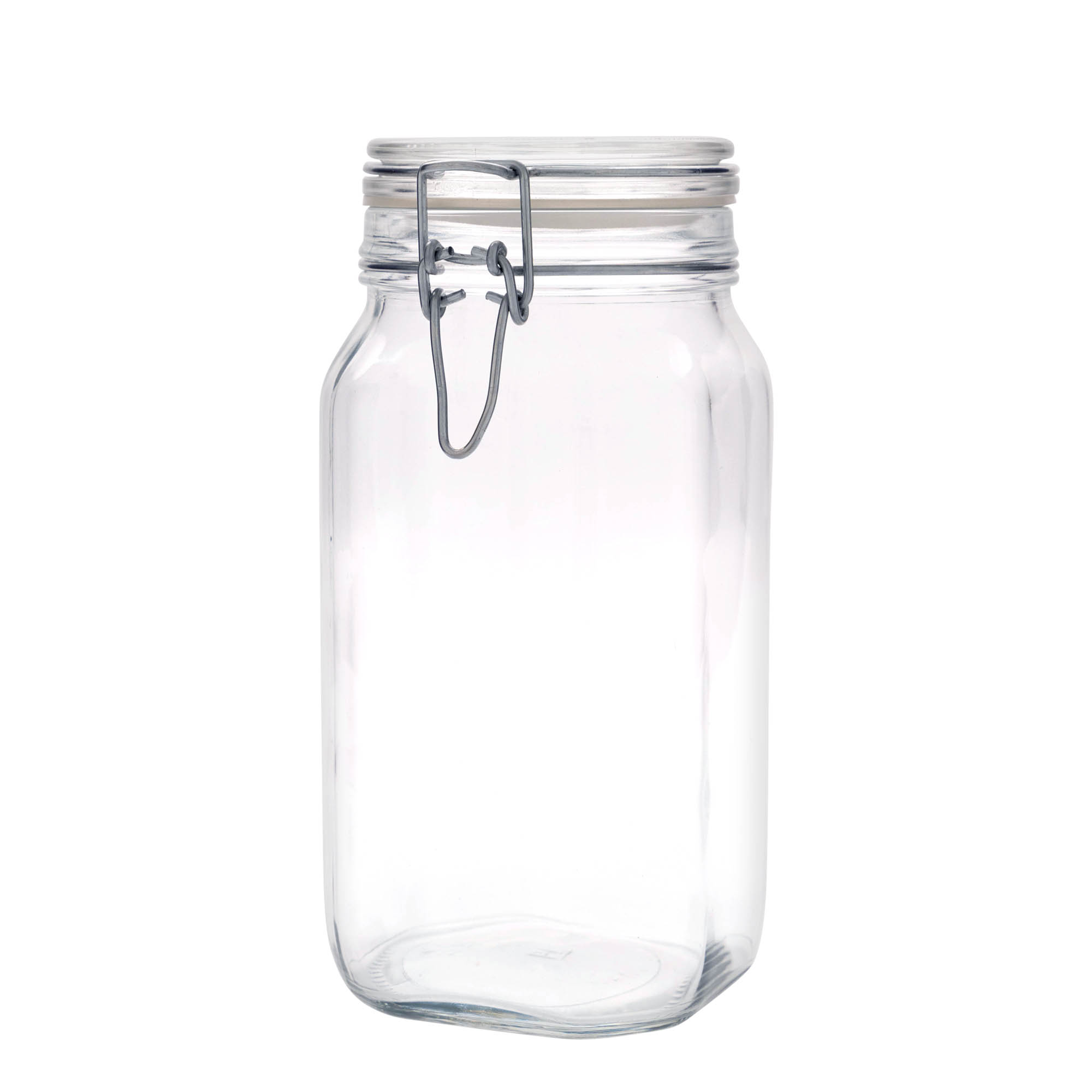 1.500 ml vielos užsegimo stiklainis „Fido“, kvadratinis, anga: vielos užsegimas 1.500 ml vielos užsegimo stiklainis „Fido“, kvadratinis, anga: vielos užsegimas