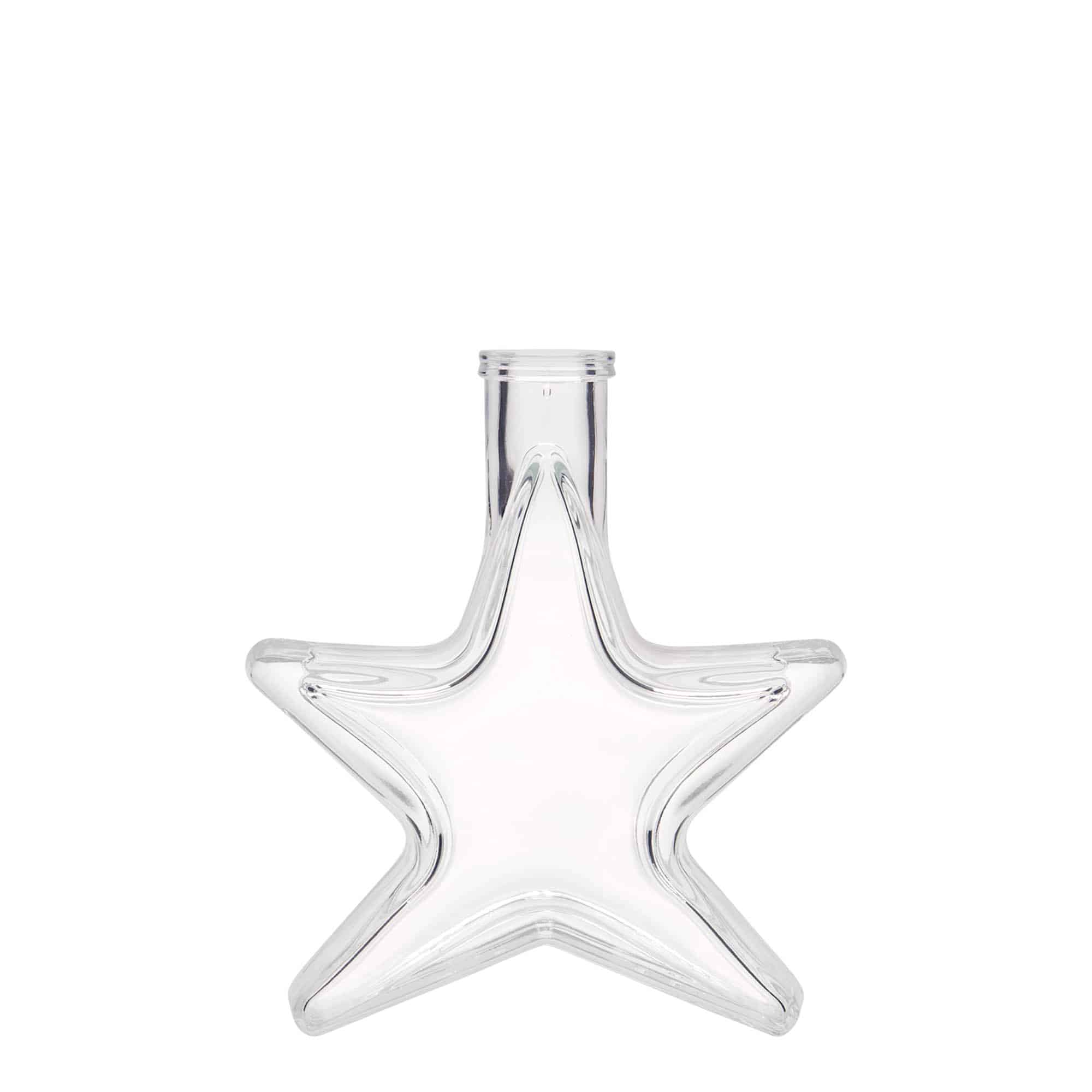 100 ml stiklinis buteliukas „Žvaigždė“, burna: kamštis