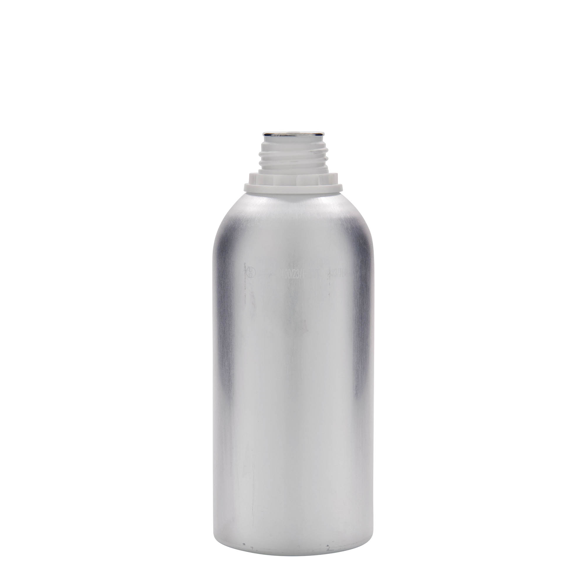 625 ml aliuminio butelis, metalas, sidabrinės spalvos, anga: DIN 32 625 ml aliuminio butelis, metalas, sidabrinės spalvos, anga: DIN 32
