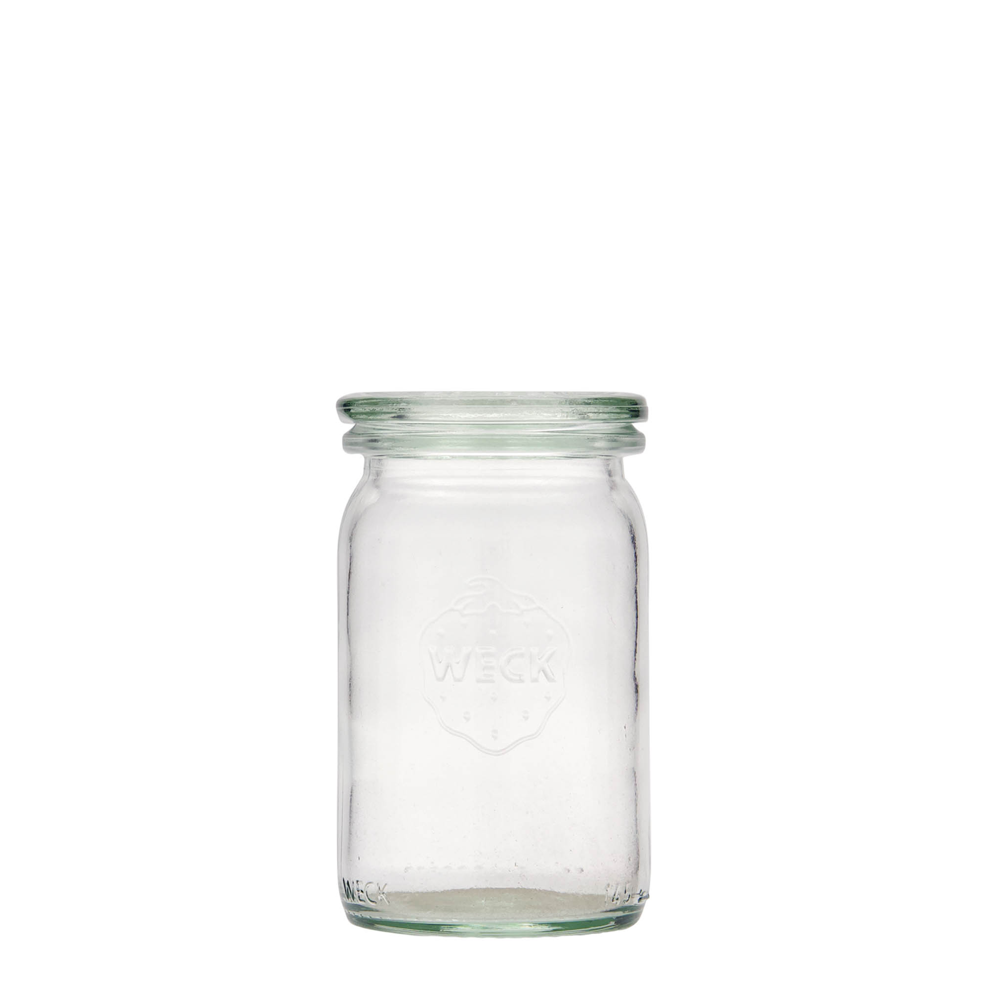 145 ml WECK cilindrinis stiklainis, anga: apvalus kraštas 145 ml WECK cilindrinis stiklainis, anga: apvalus kraštas