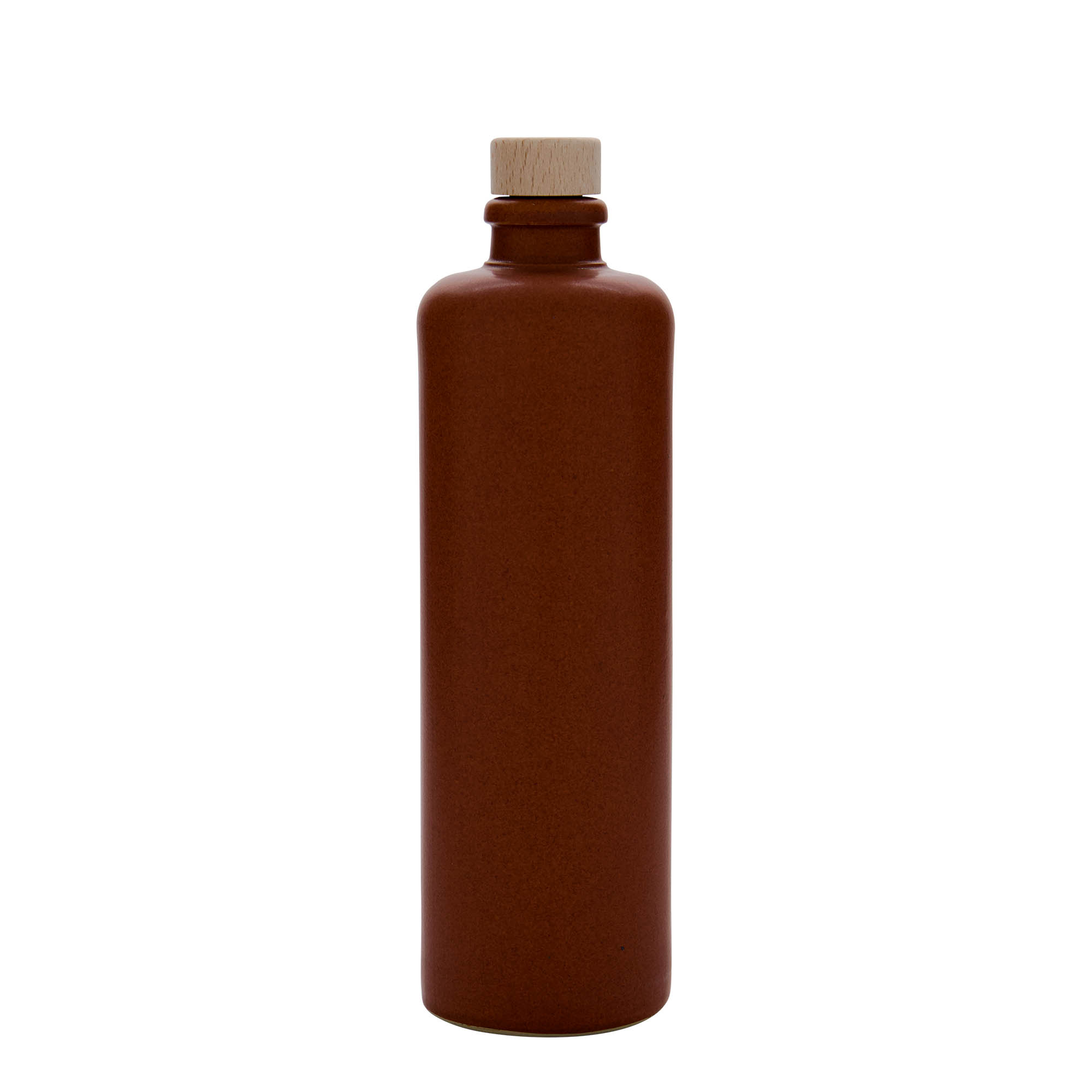 500 ml molinis ąsotis, akmens masė, raudonai rudas, burna: kamštis