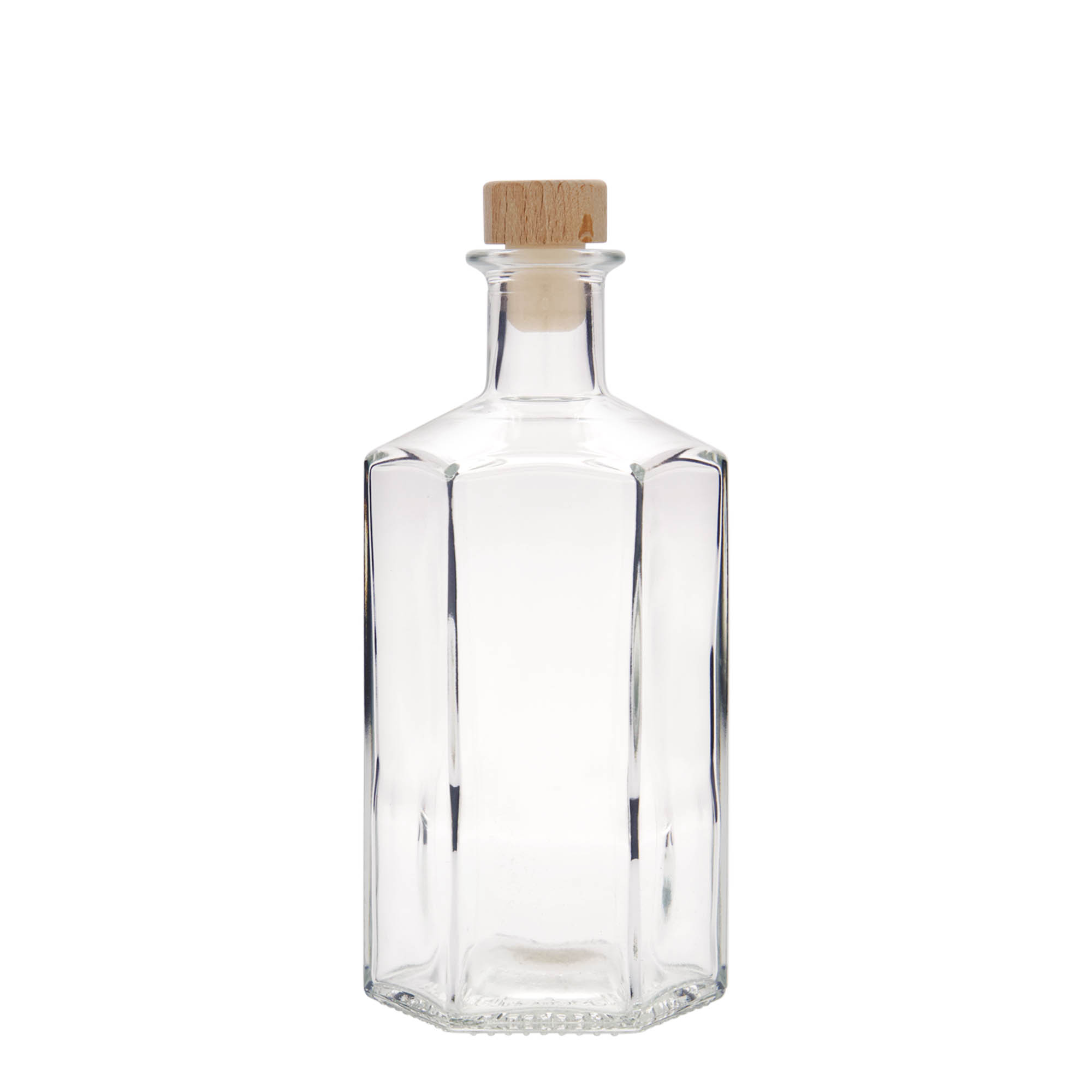 500 ml stiklinis butelis vaistininkui „Jimmy“, šešiakampis, anga: kamštis 500 ml stiklinis butelis vaistininkui „Jimmy“, šešiakampis, anga: kamštis