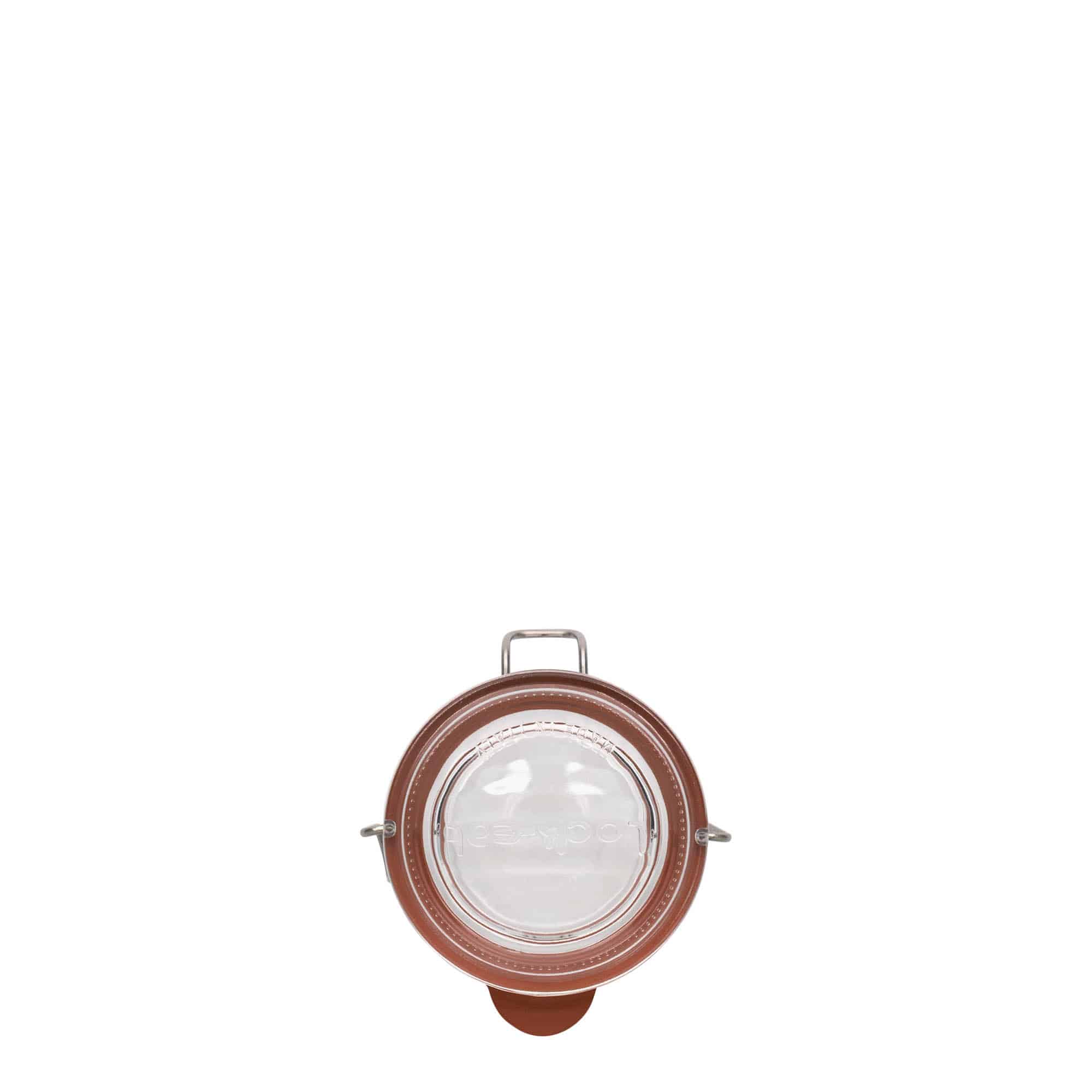 80 ml vielinio užsegimo stiklainis „Lock-Eat“, anga: vielinio užsegimo dangtelis 80 ml vielinio užsegimo stiklainis „Lock-Eat“, anga: vielinio užsegimo dangtelis