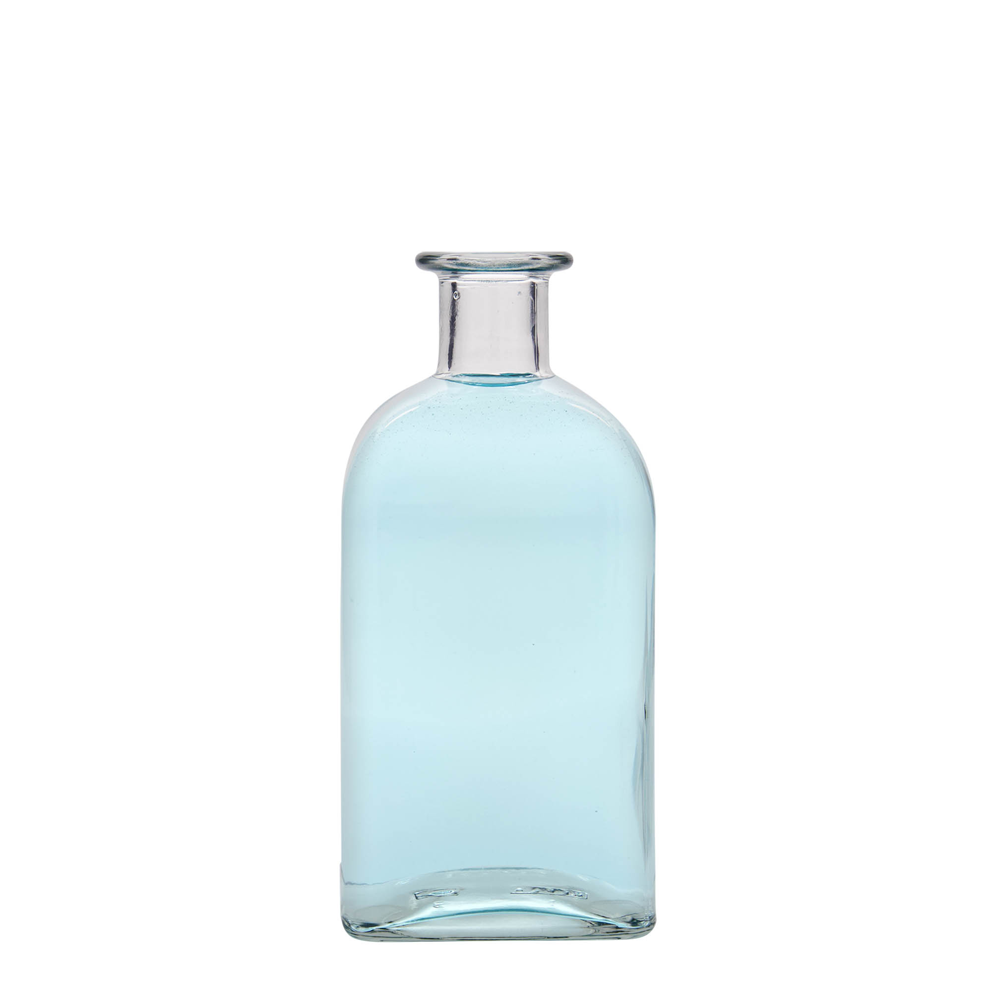 500 ml stiklinis butelis Apotheker Carré, kvadratinis, anga: kamštis 500 ml stiklinis butelis Apotheker Carré, kvadratinis, anga: kamštis
