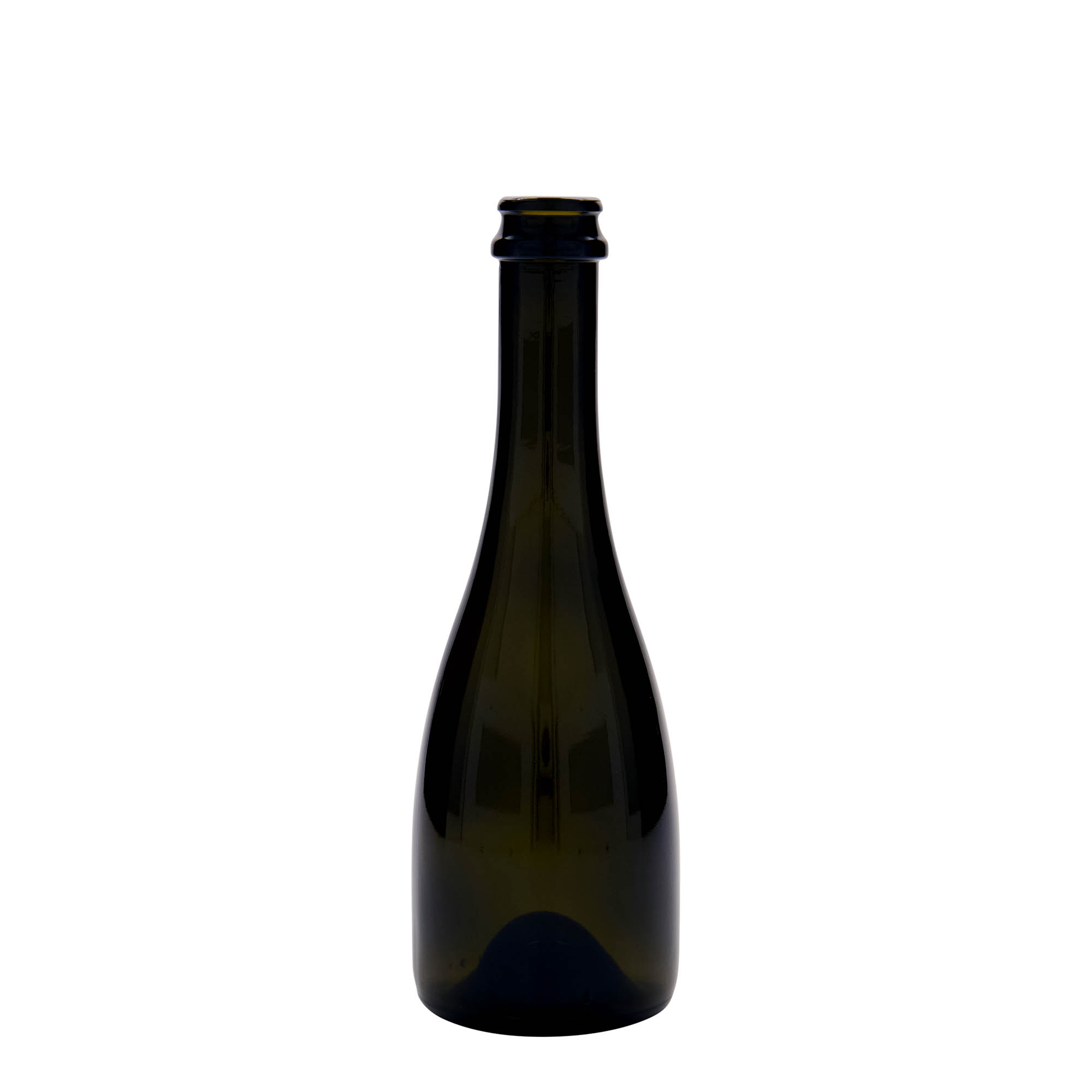 330 ml alaus / putojančio vyno butelis „Tosca“, stiklas, senovinė žalia, kamštis: kronkorkenas