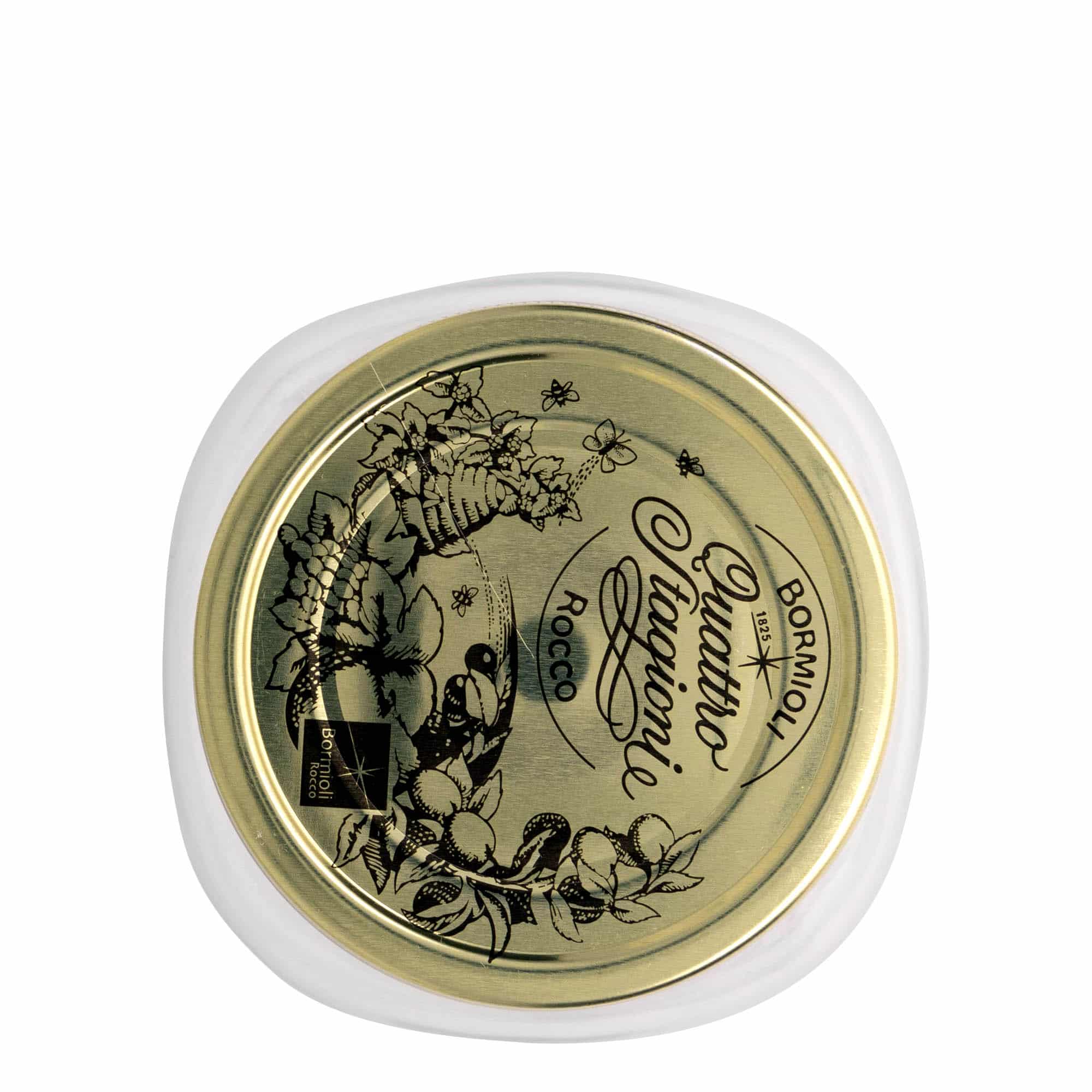 1.000 ml stiklinis indas „Quattro Stagioni“, anga: sraigtinis uždarymas