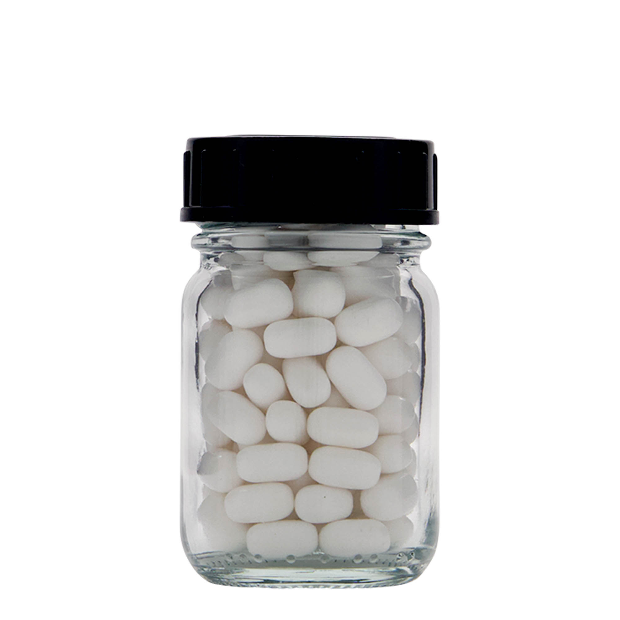 50 ml plačios burnos stiklainis, anga: DIN 40 50 ml plačios burnos stiklainis, anga: DIN 40