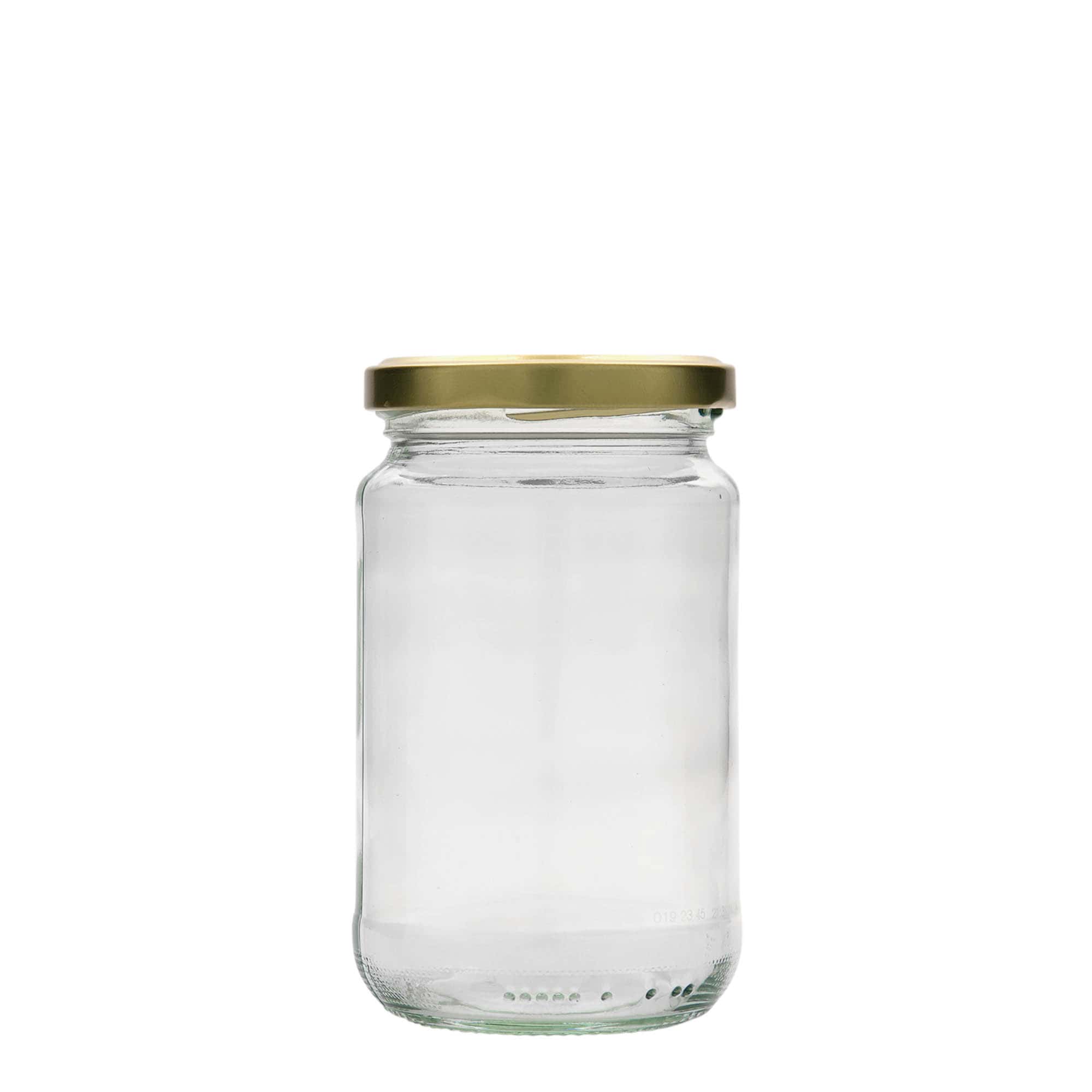 375 ml konservų stiklainis, anga: sukamas dangtelis (TO 66)