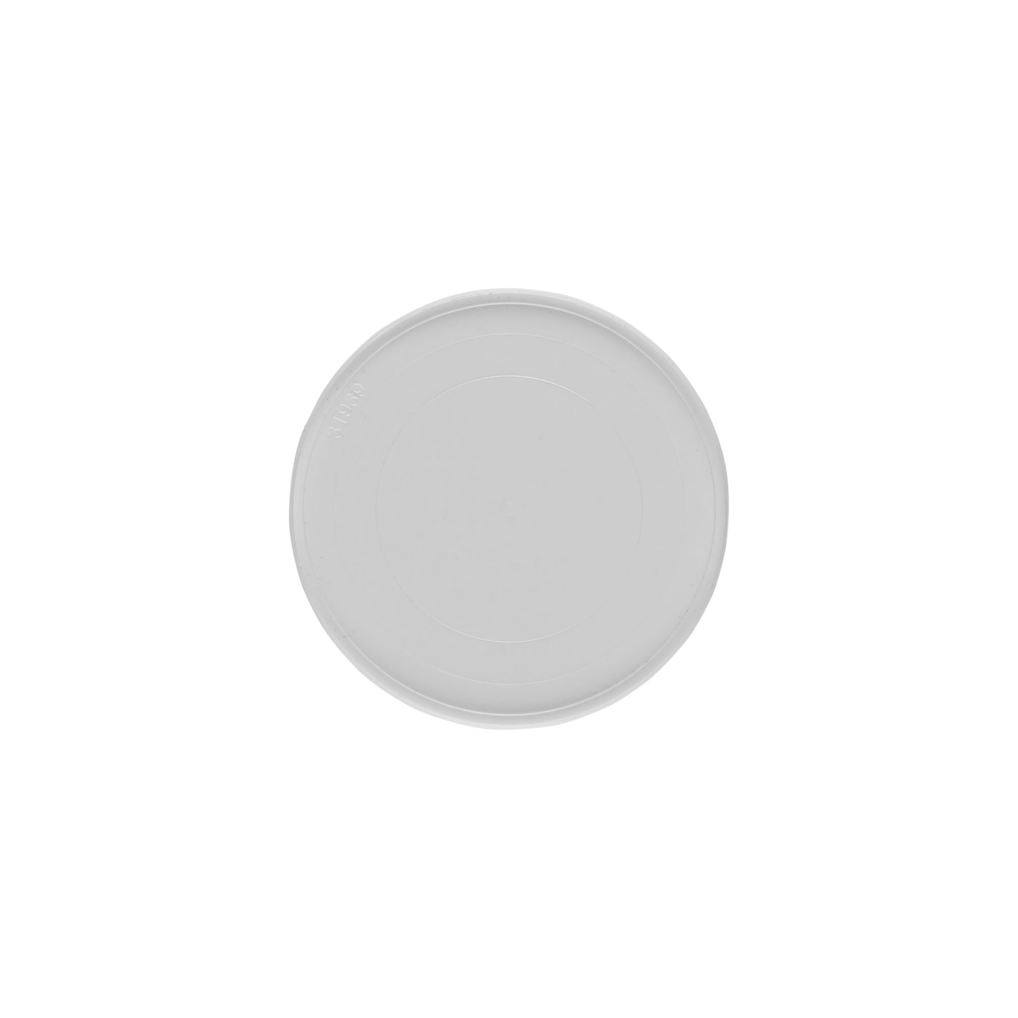Uždengimo diskas 150 ml „Bianca“, PP plastikas, baltas