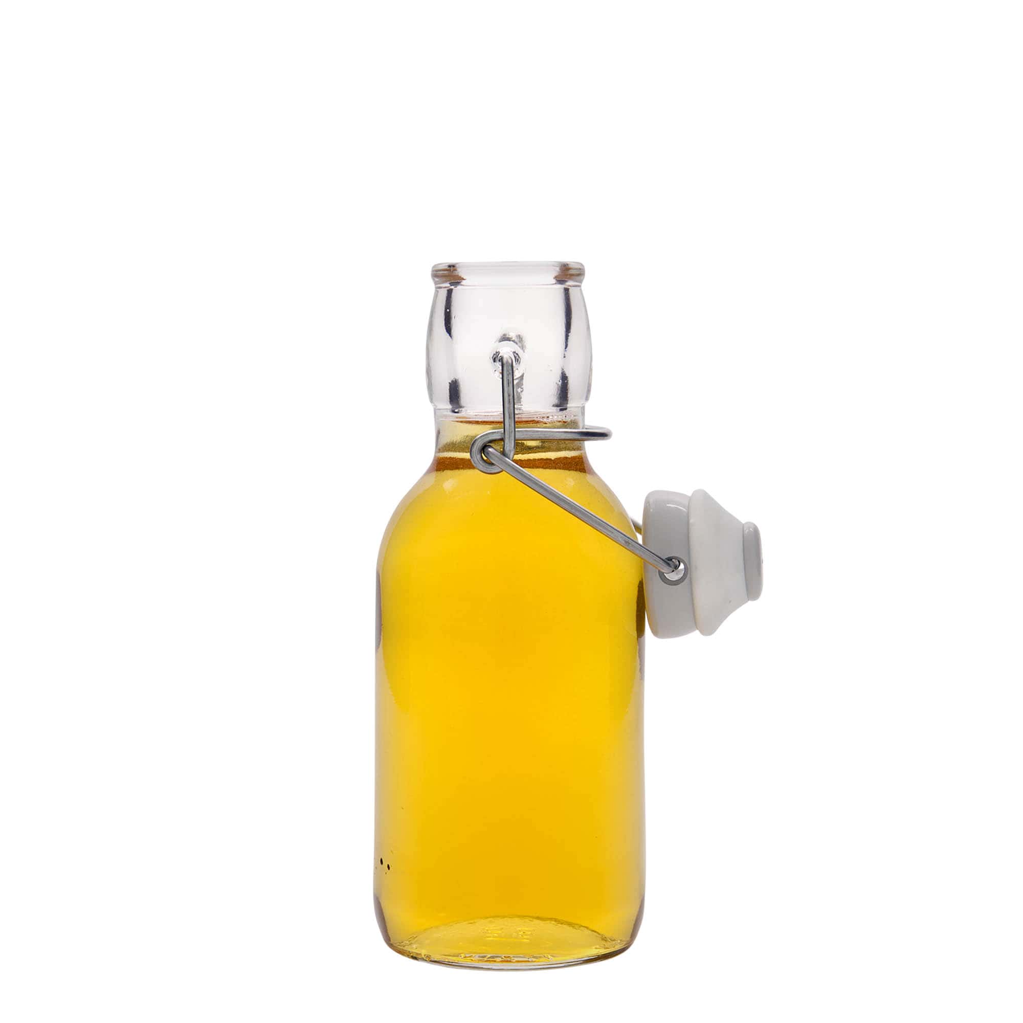 250 ml stiklinis butelis „Emilia“, kamštis su užsegimu 250 ml stiklinis butelis „Emilia“, kamštis su užsegimu