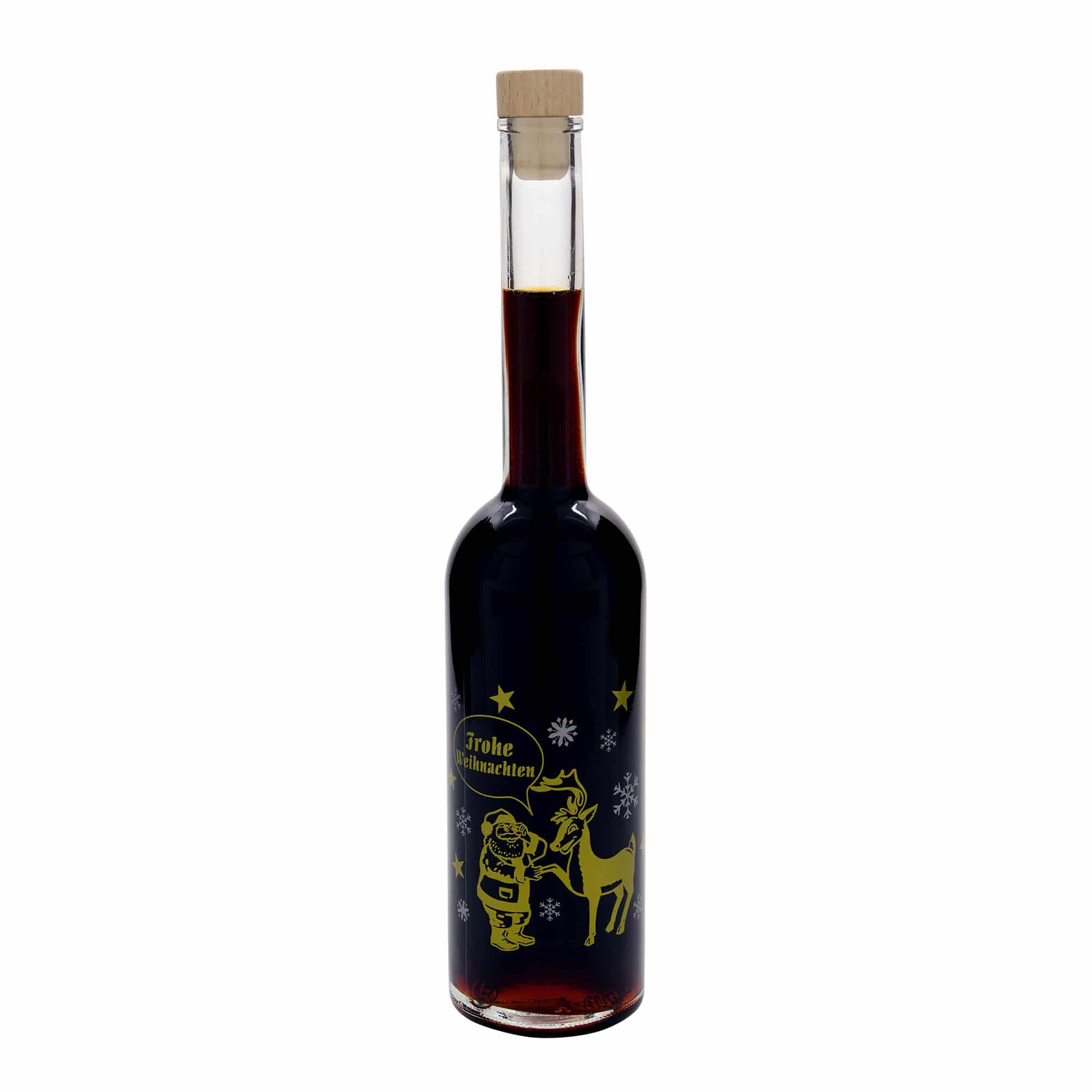 500 ml stiklinis butelis „Opera“, motyvas: fejerverkas, kamštis: kamštis