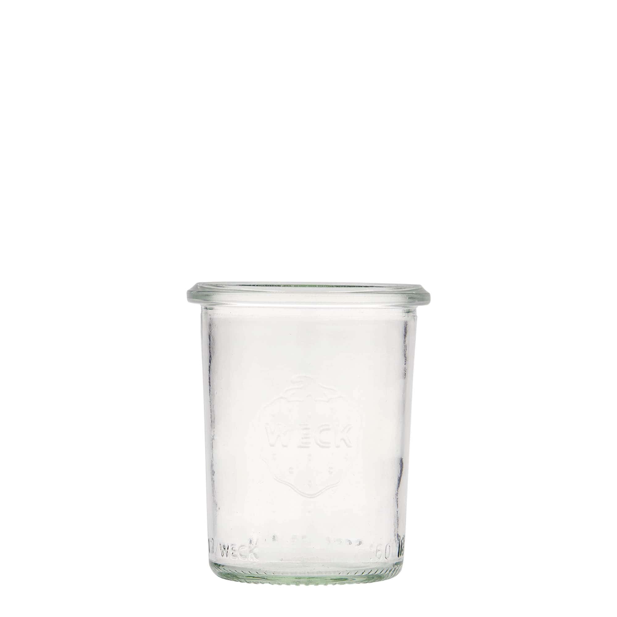 160 ml WECK-stiklainis su apvaliu kraštu