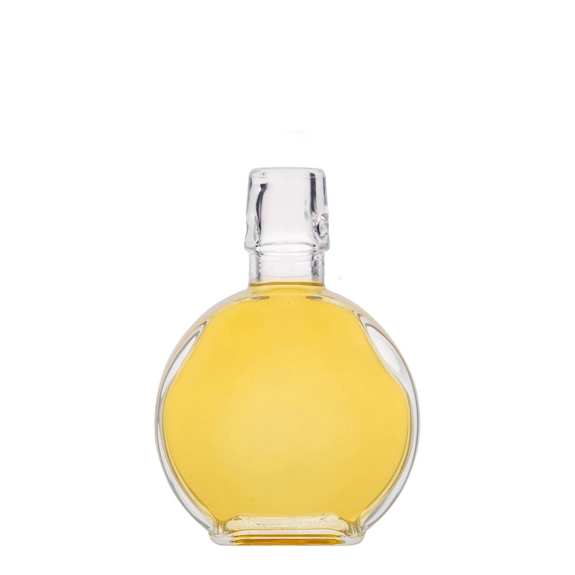 200 ml stiklinis butelis „Sensatione“, stačiakampis, burna: spaustukas uždarymui