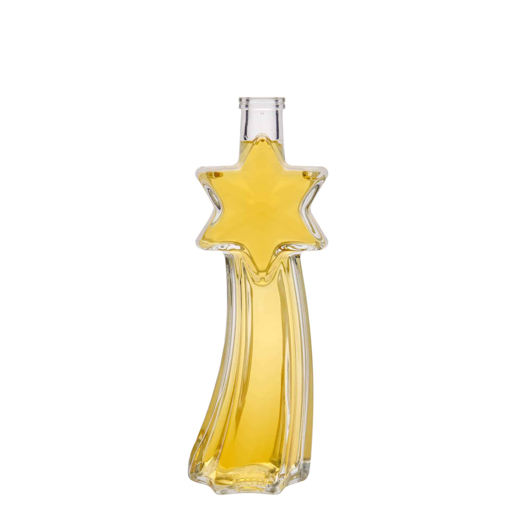 200 ml stiklinis butelis „Žvaigždės lietus“, kamštis