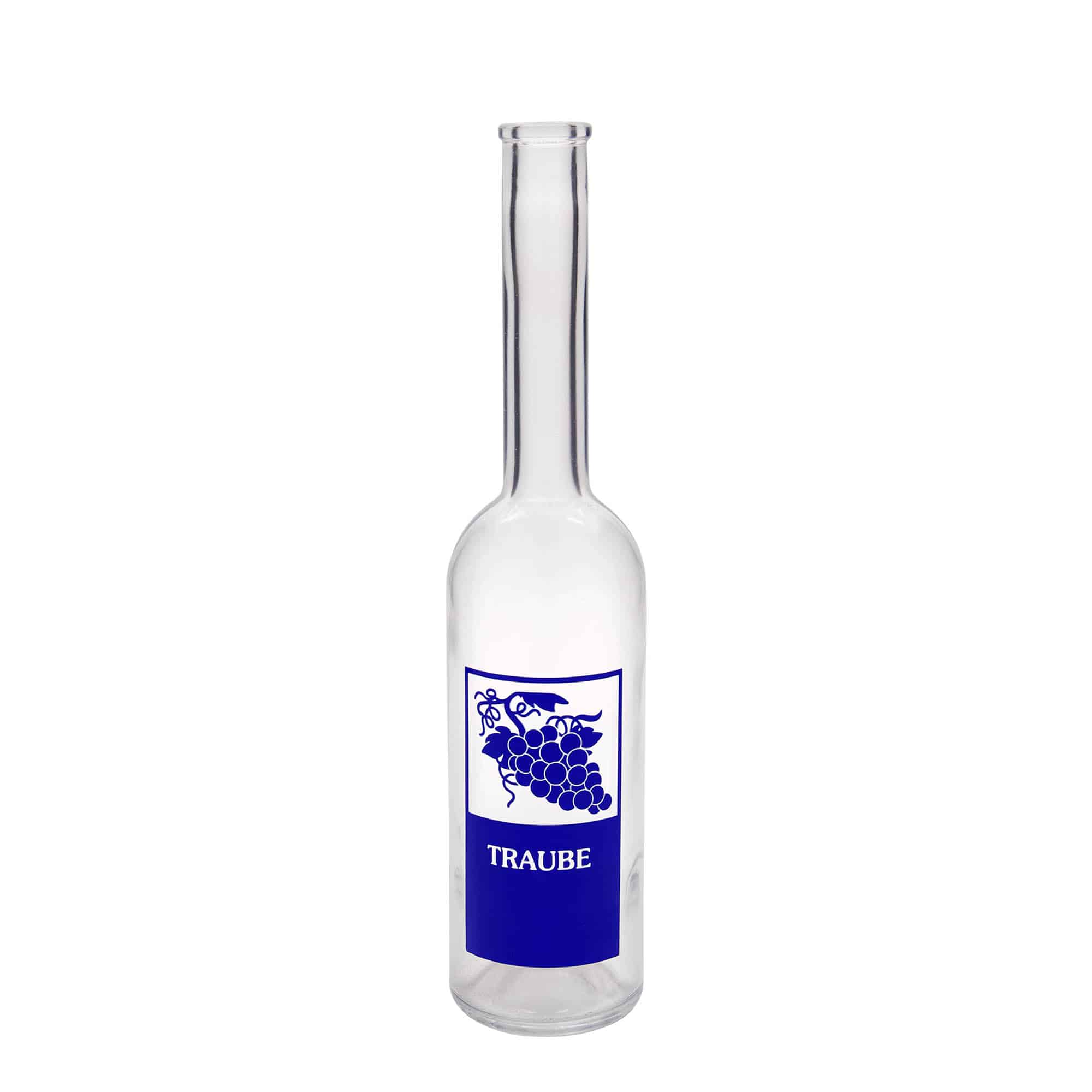 500 ml stiklinis butelis „Opera“, motyvas: vynuogė, kamštis: kamštis