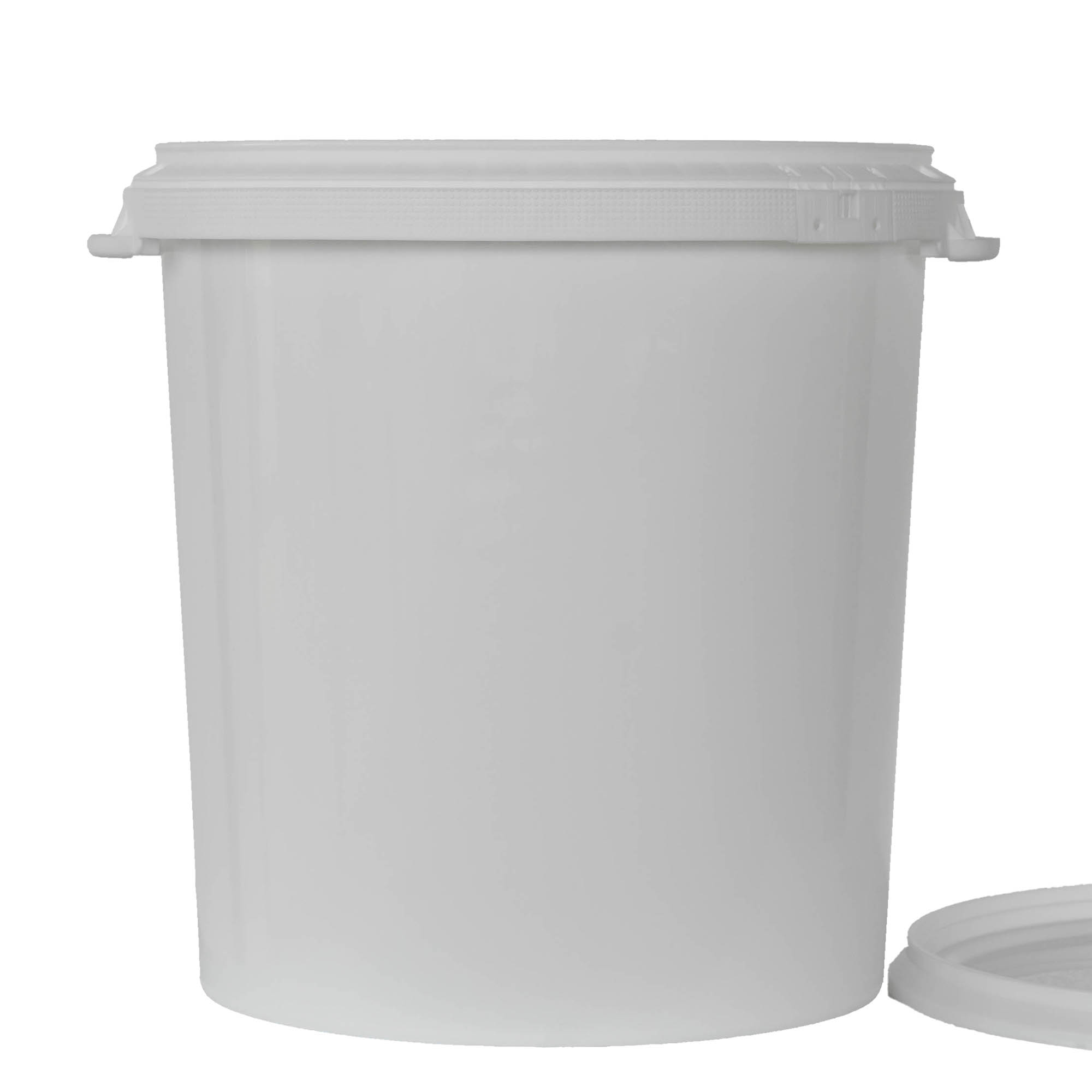 30 l kibiras, PP plastikas, baltas 30 l kibiras, PP plastikas, baltas