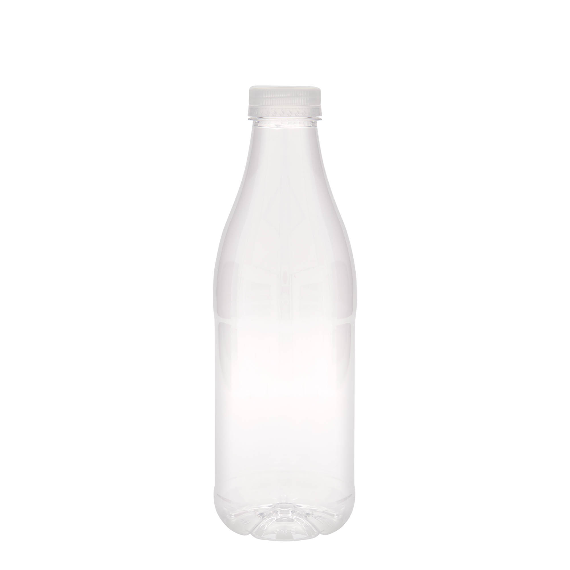 1.000 ml PET butelis „Pienas ir sultys“, plastikas, anga: 38 mm