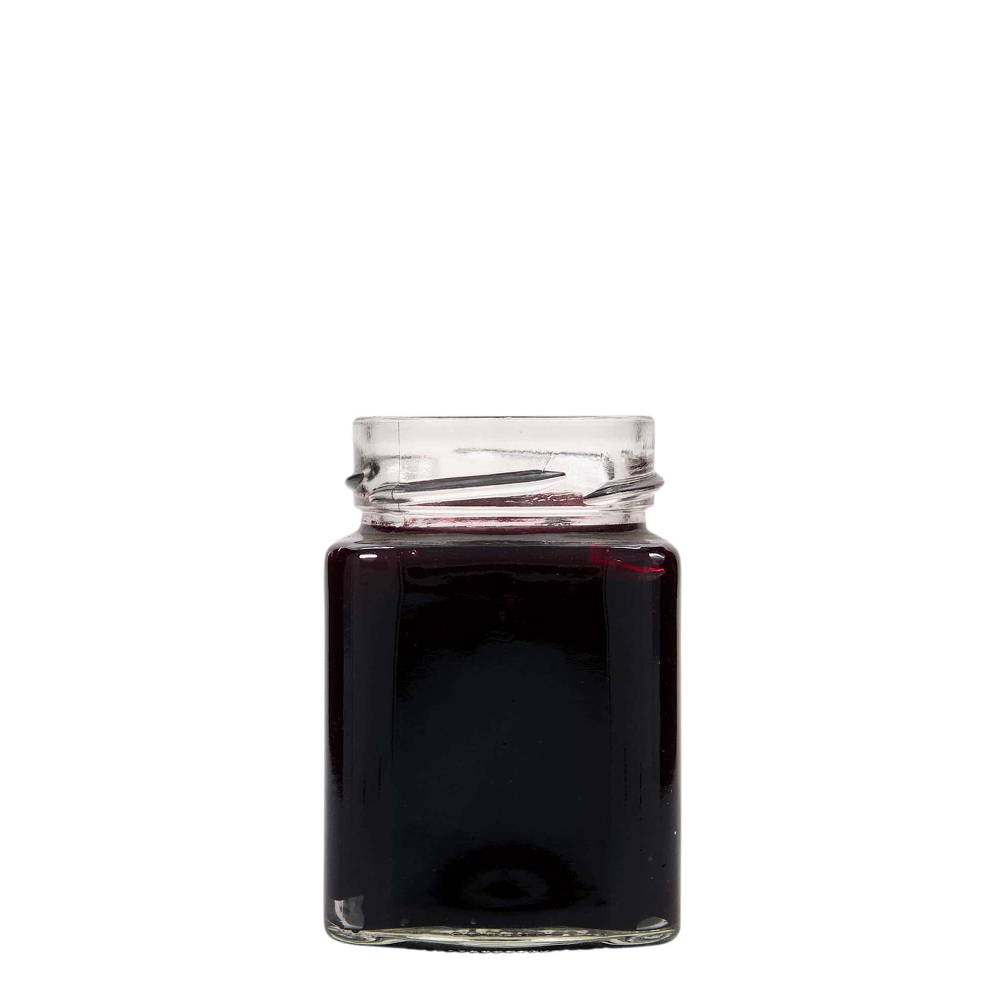 212 ml keturkampis stiklainis „Funny“, anga: gilus su sukamu dangteliu (DTO 58)
