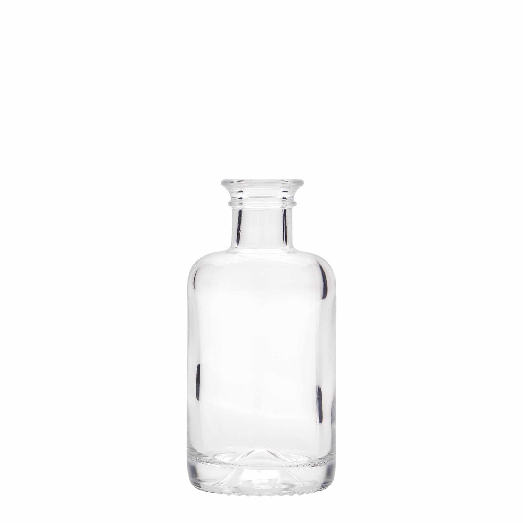 100 ml stiklinis buteliukas vaistininkui, anga: kamštis